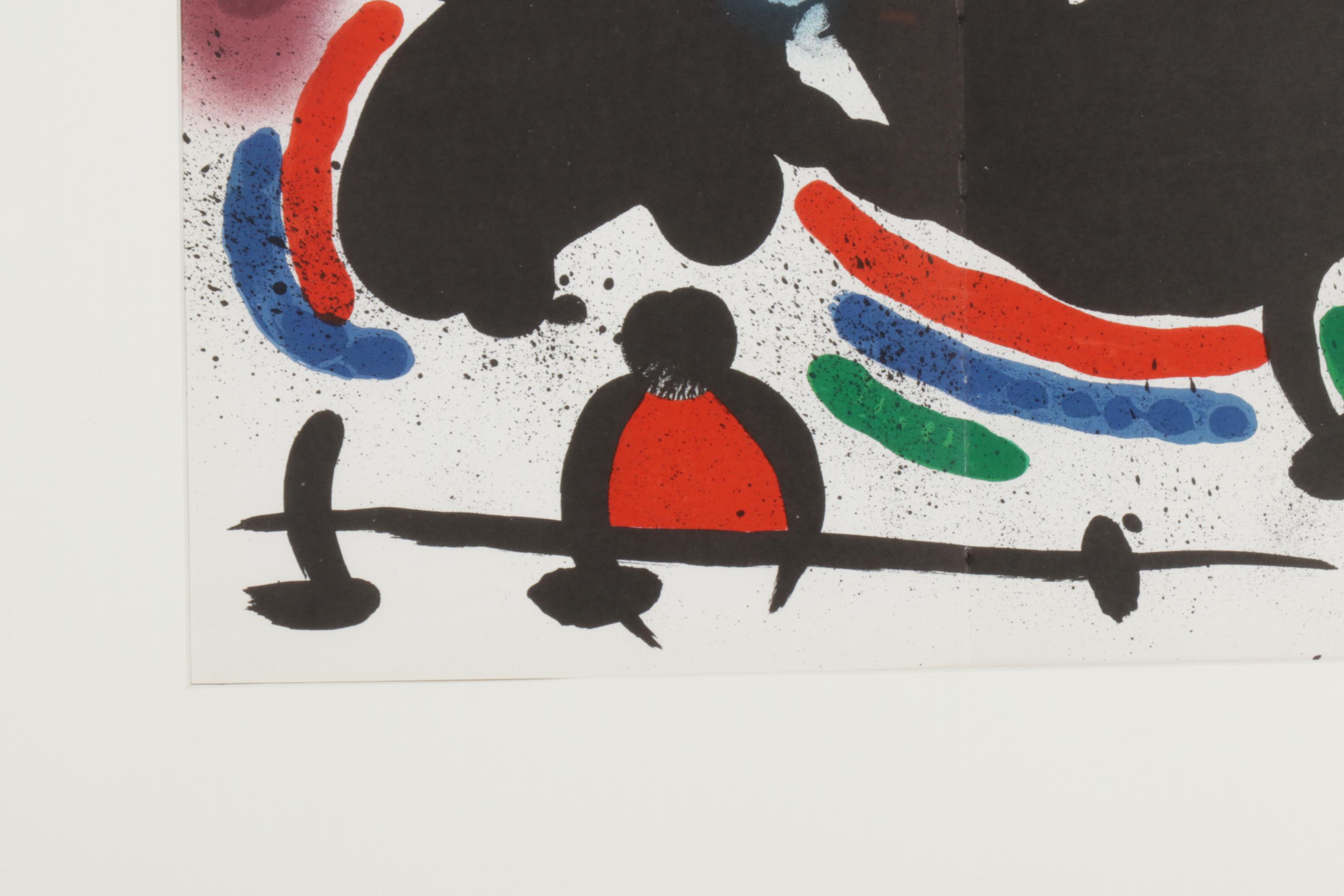 Joan Miró Color Lithograph from "Mirò Lithographe I, Maeght Editeur", 1972