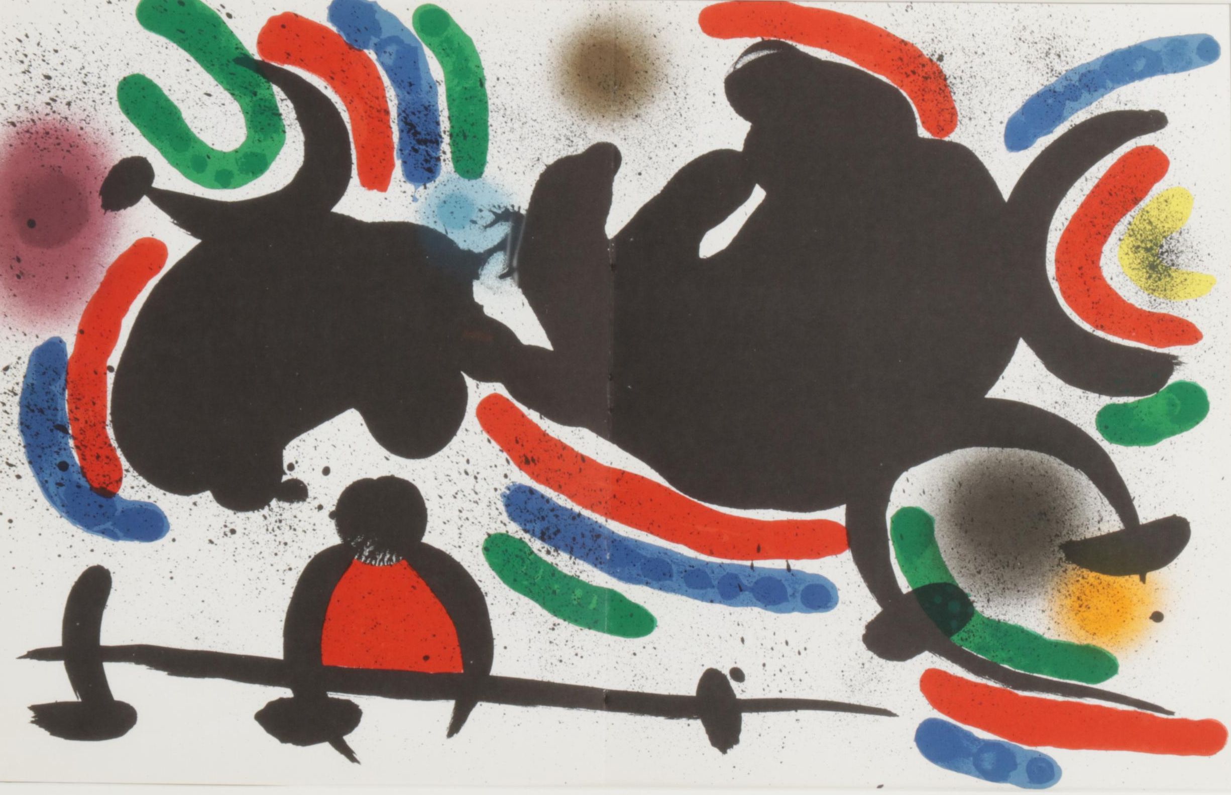 Joan Miró Color Lithograph from "Mirò Lithographe I, Maeght Editeur", 1972
