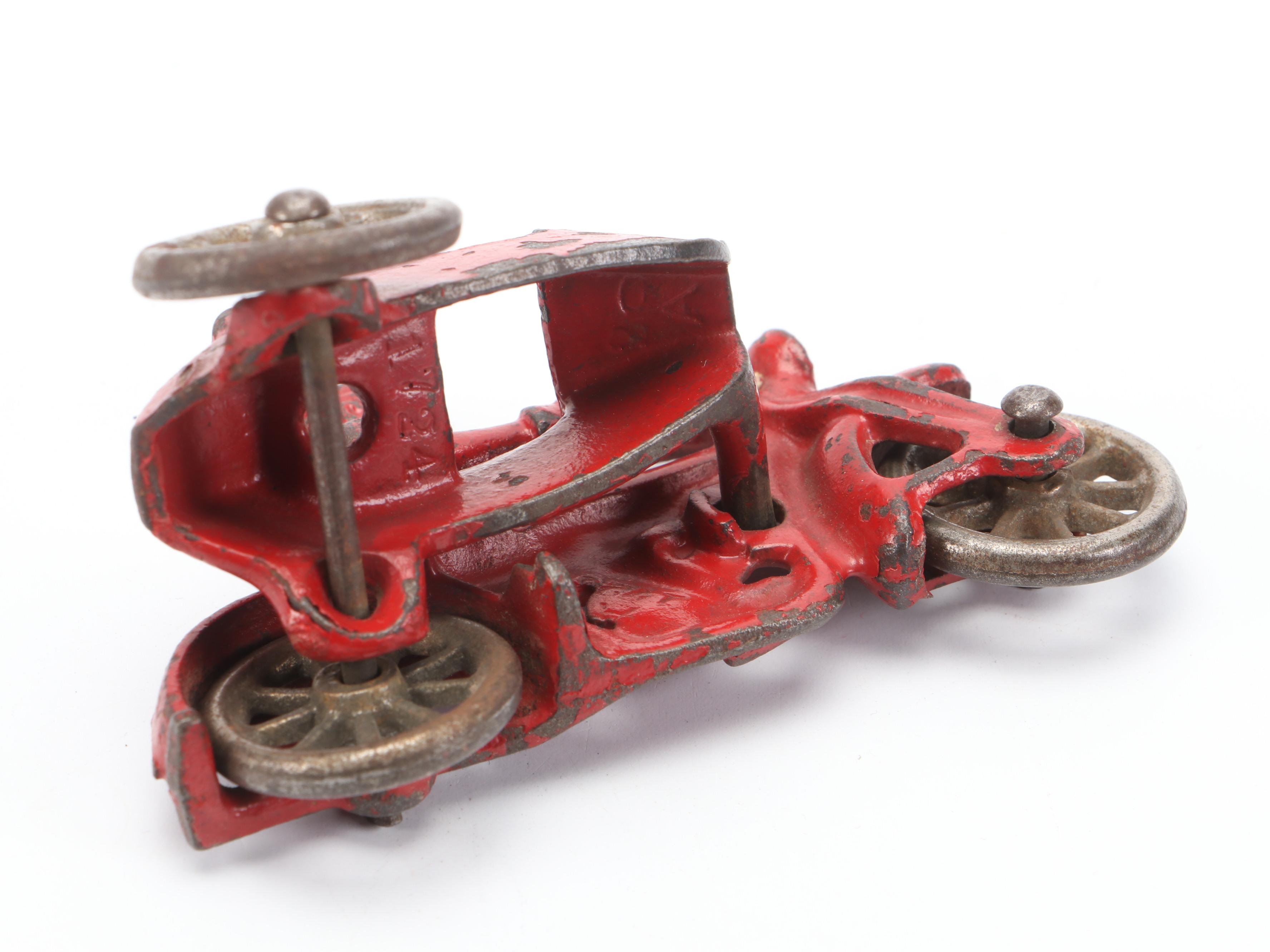 Hubley Cast Iron Cops Riding Champion and Other Motorcycles, Early 20th Century