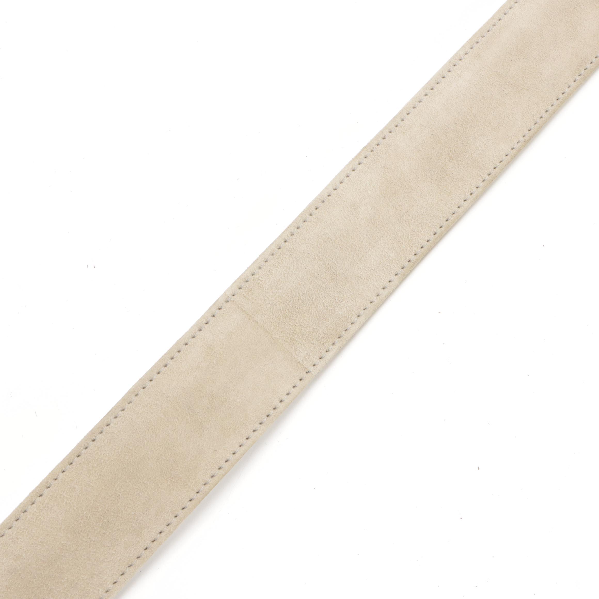 UGG Shearling Sheepskin Earmuff Headphones and Escada Leather Belt