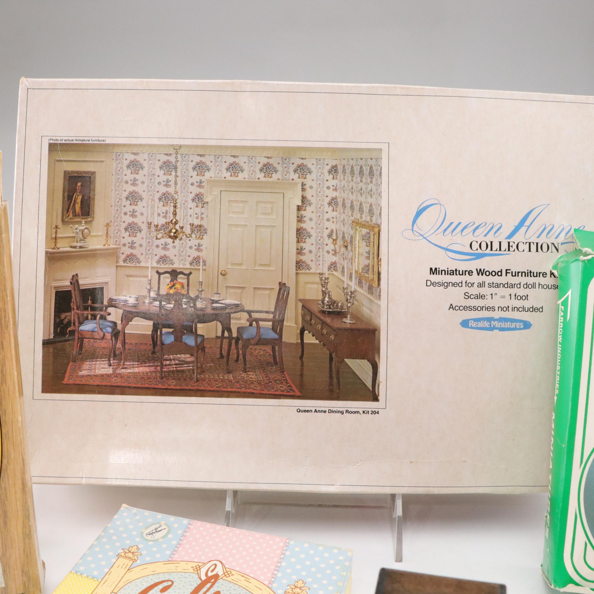 Miniature Doll House "Queen Anne Collection" & Other Kits