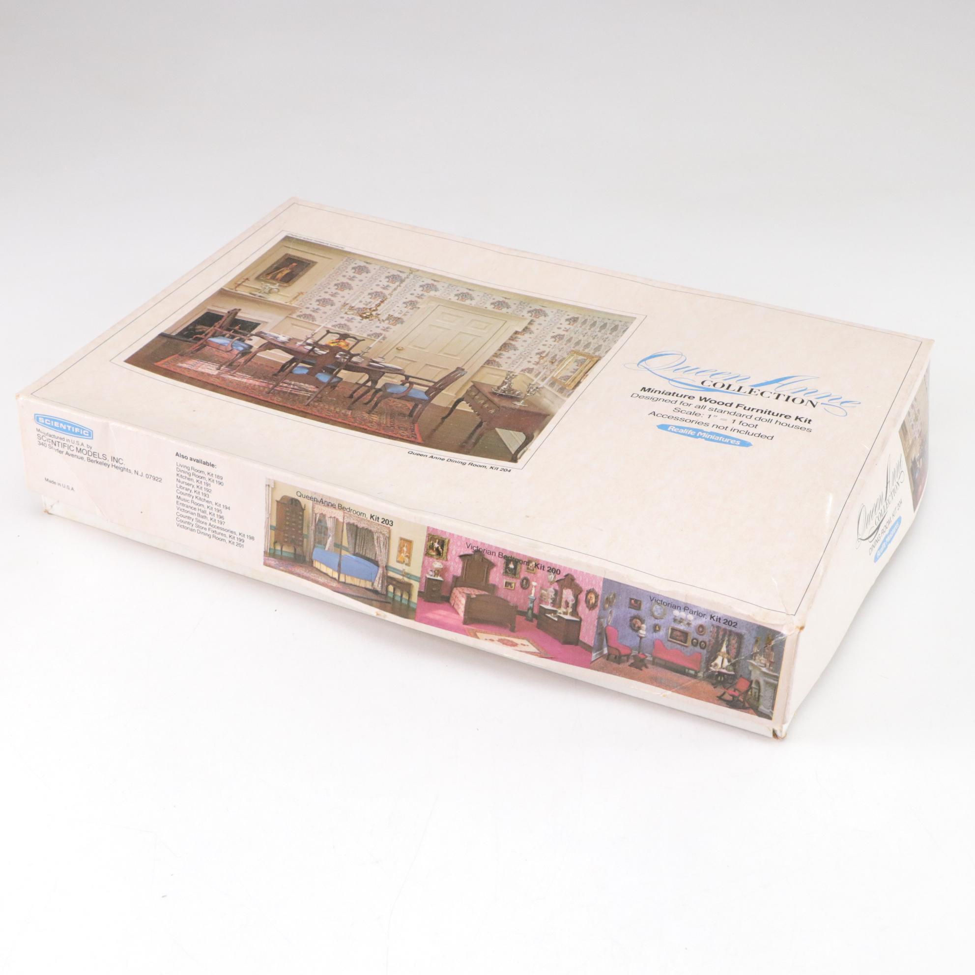 Miniature Doll House "Queen Anne Collection" & Other Kits