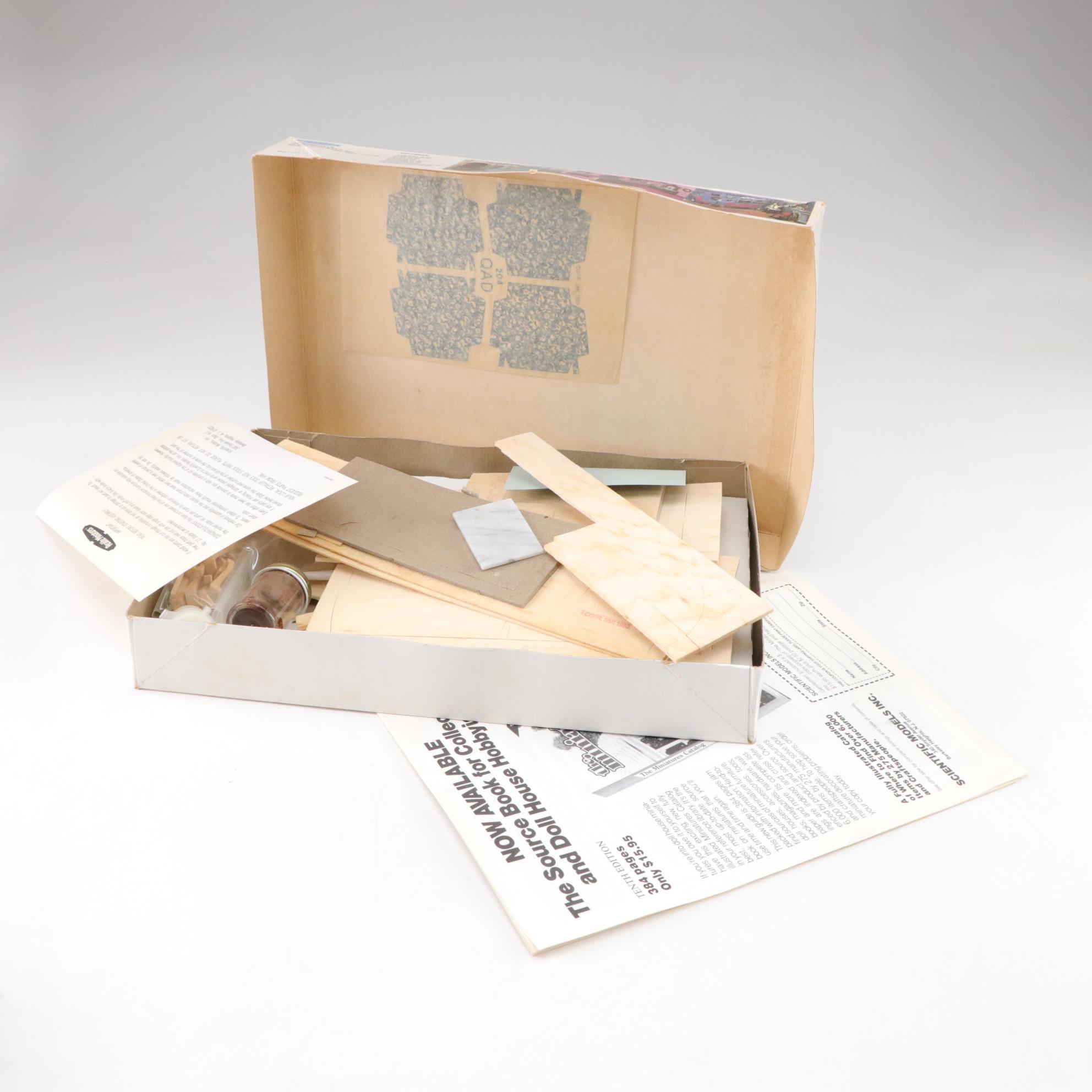 Miniature Doll House "Queen Anne Collection" & Other Kits