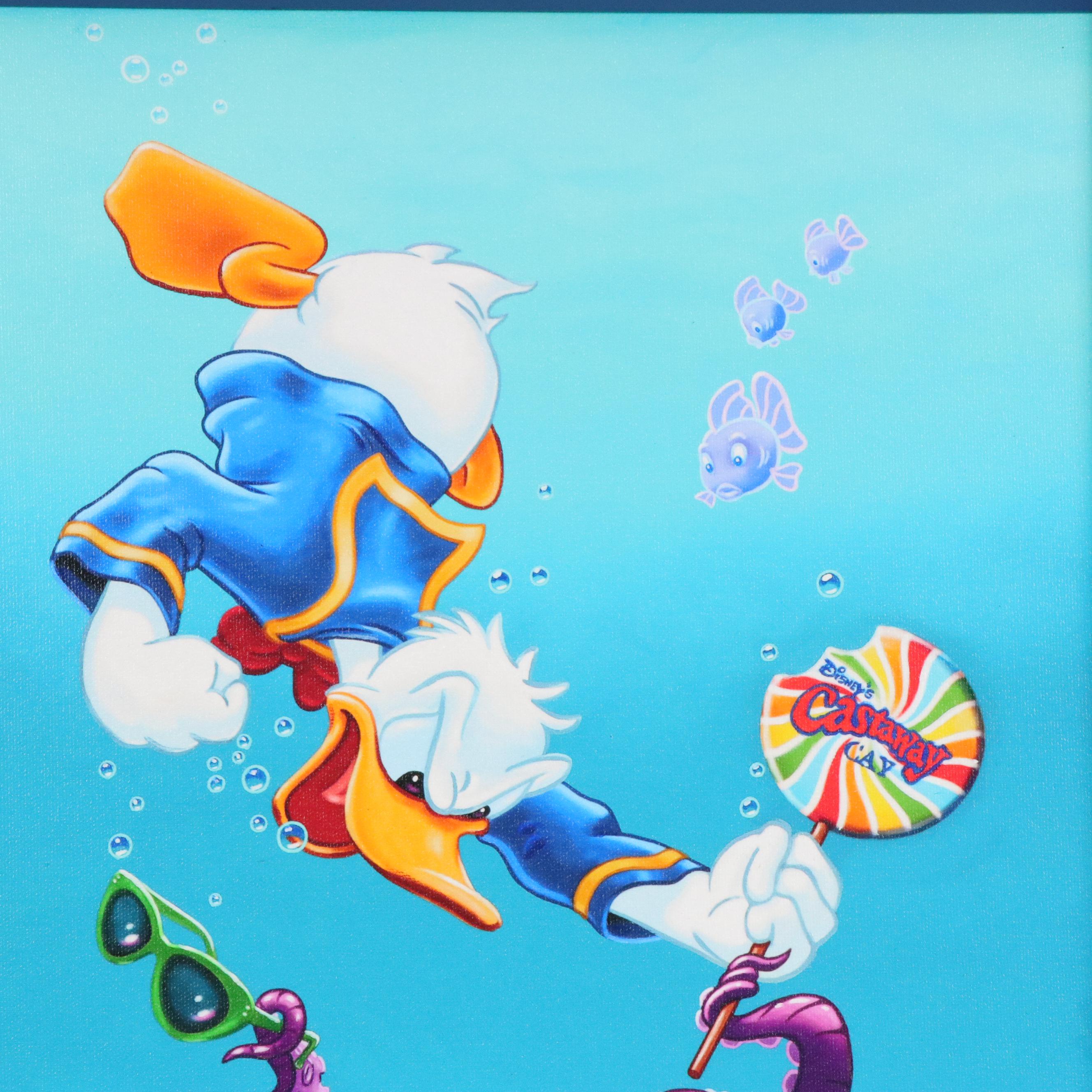 Daniel Killen for Disney Giclée "Castaway Cay's Employee of the Month"