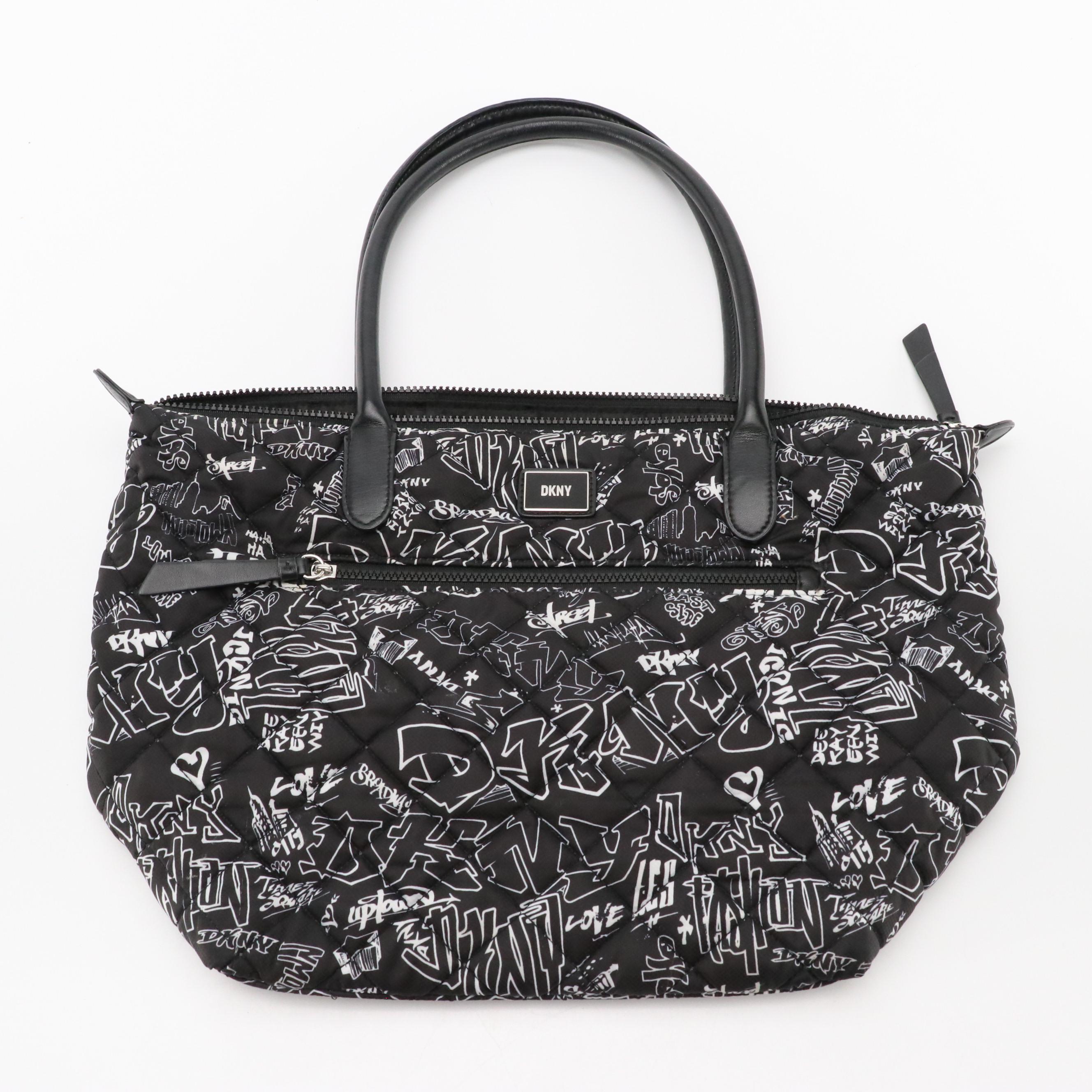 Saks Fifth Ave. Woven Leather, DKNY Logo Printed, The Sak & Other Shoulder Bags