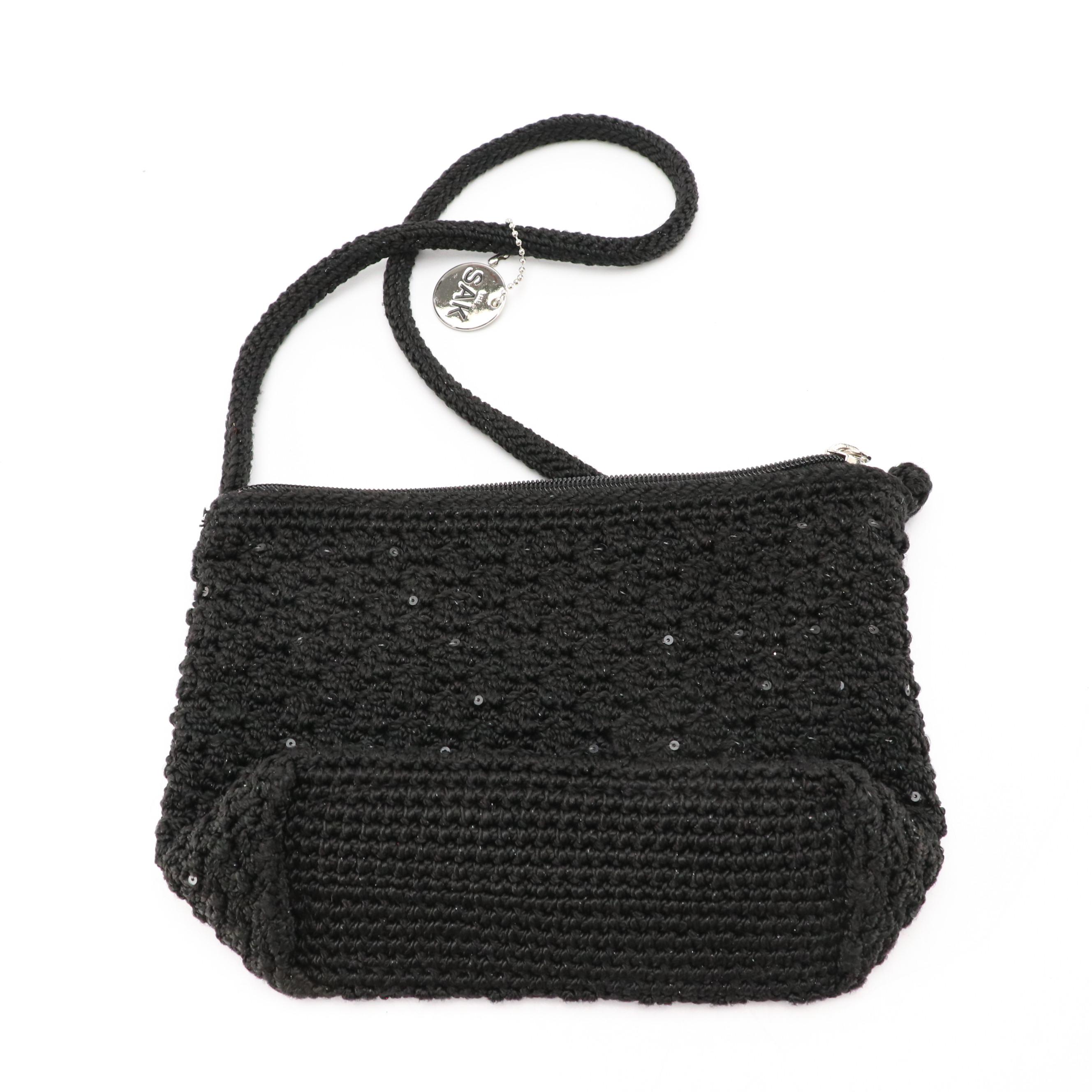 Saks Fifth Ave. Woven Leather, DKNY Logo Printed, The Sak & Other Shoulder Bags