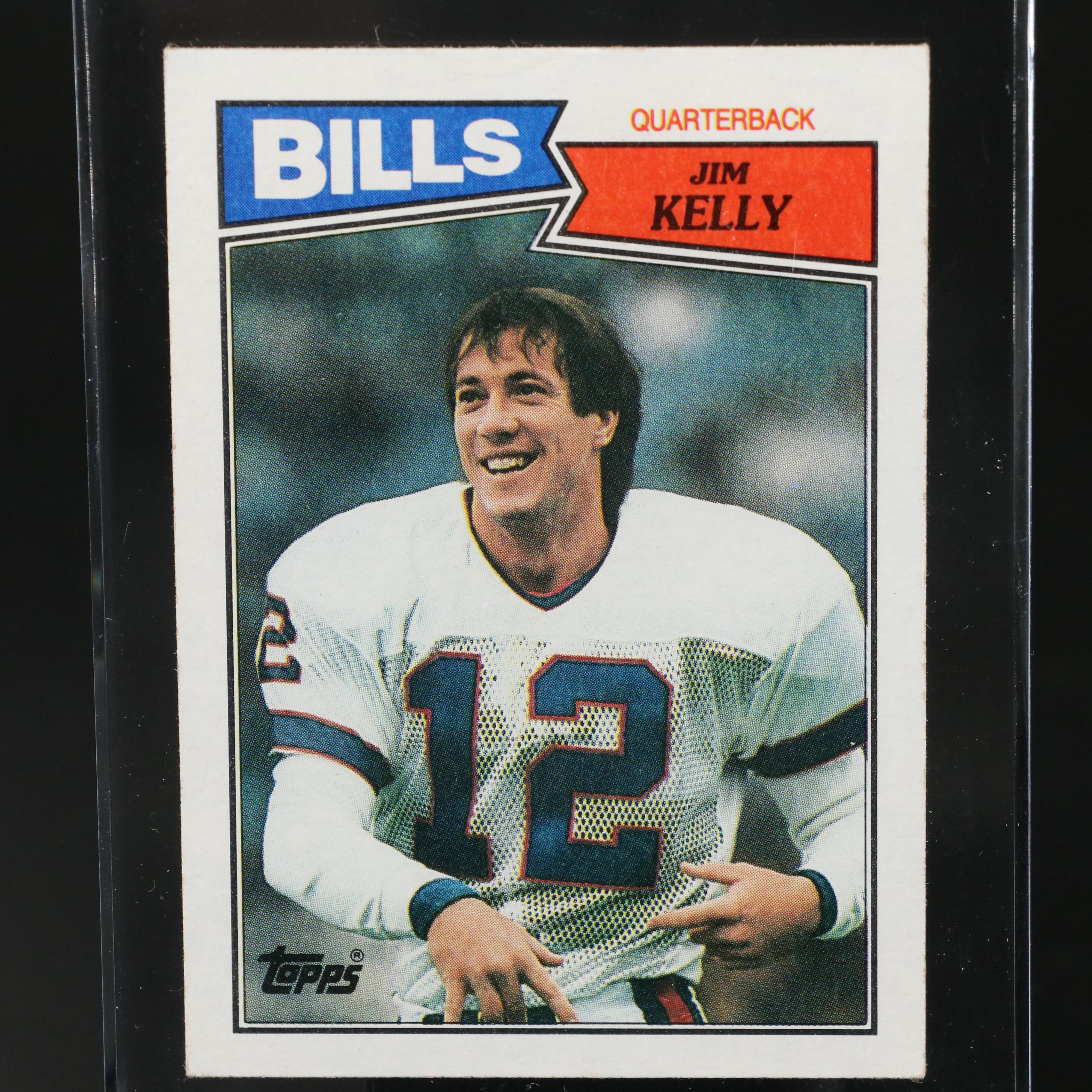 1987 Topps Jim Kelly Buffalo Bills Rookie Football Card