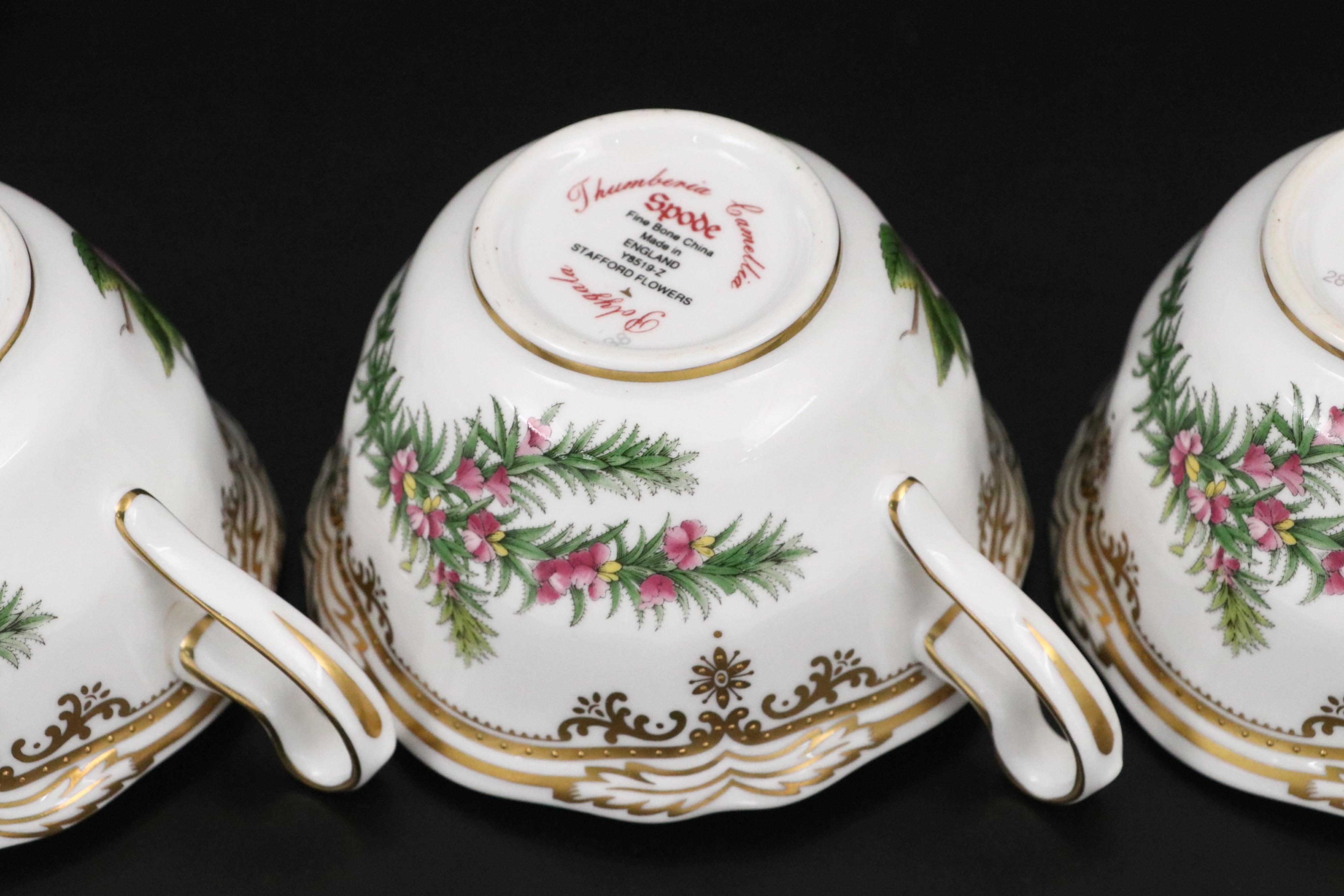 Spode "Stafford Flowers" Bone China Dinnerware, 1989–2015