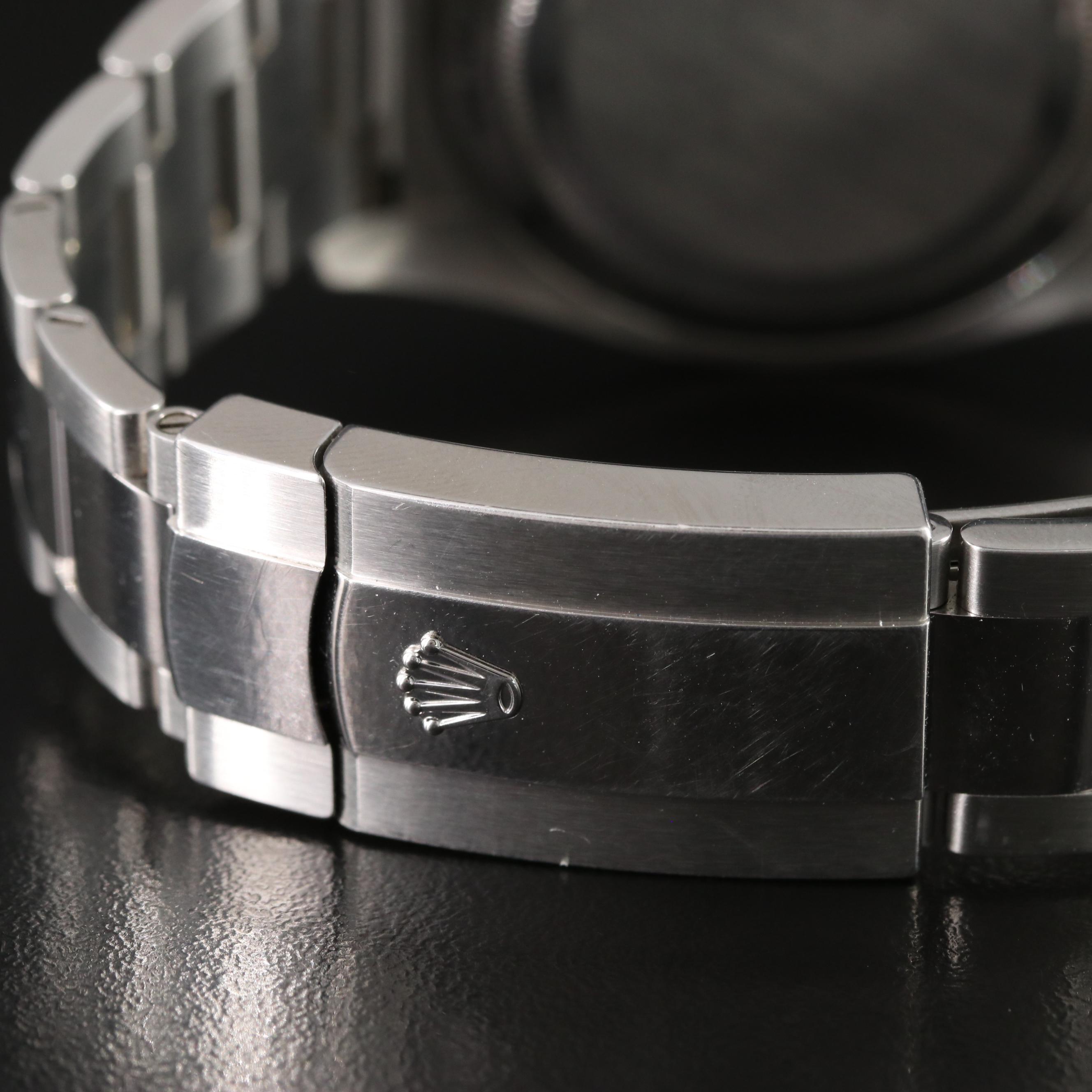 2018 Rolex Oyster Perpetual Milgauss Blue Dial with Green Sapphire Crystal Watch