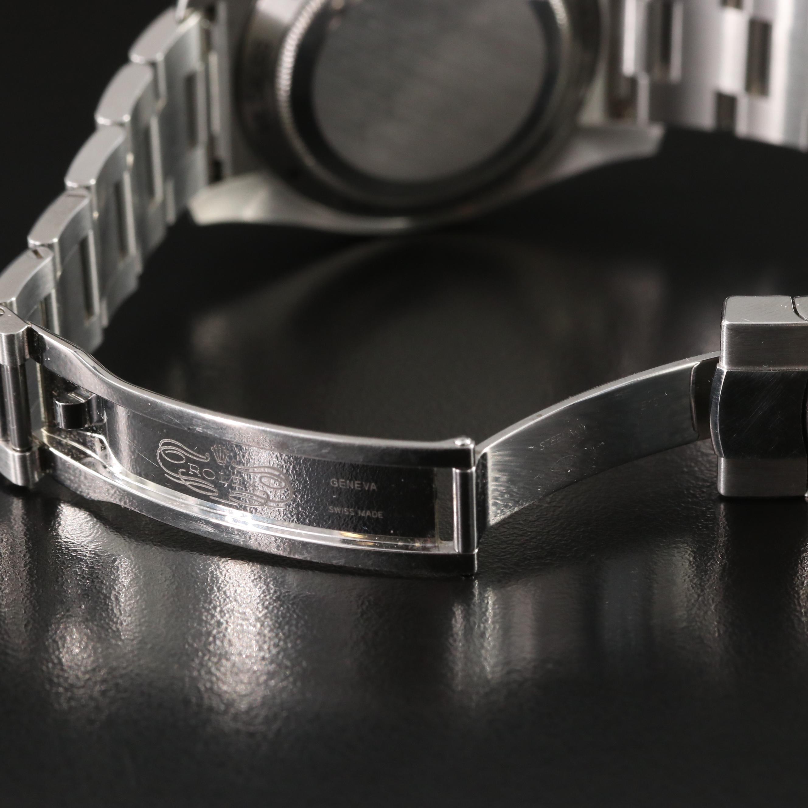 2018 Rolex Oyster Perpetual Milgauss Blue Dial with Green Sapphire Crystal Watch