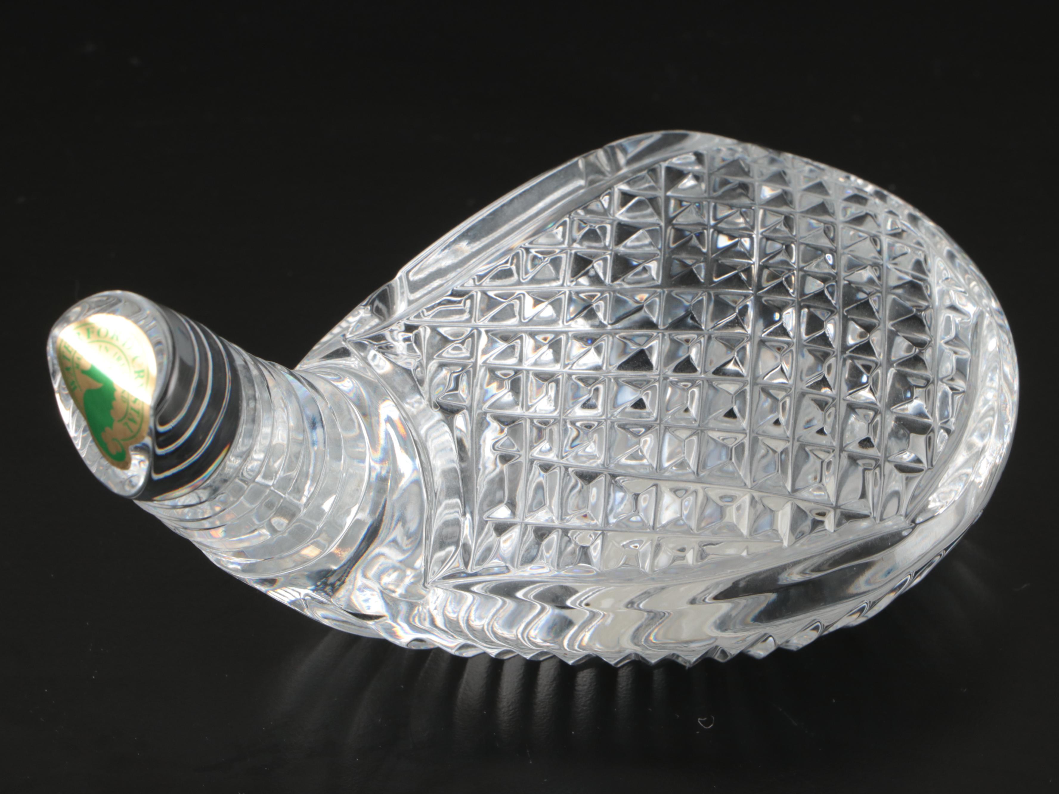 Waterford Crystal Golf Club Head Paperweight