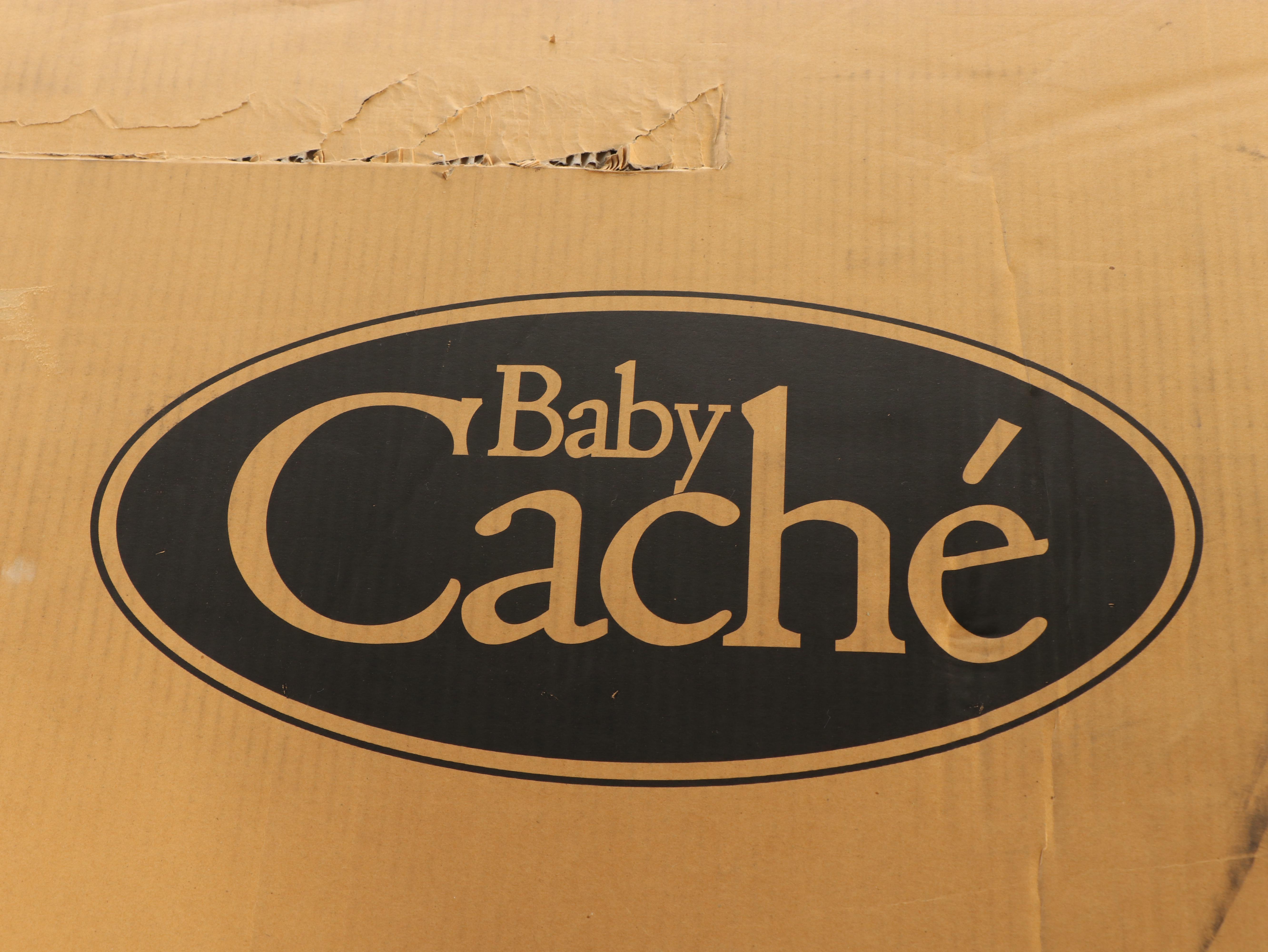 Baby Caché "Montana" Cabinet with Hutch in Glazed White