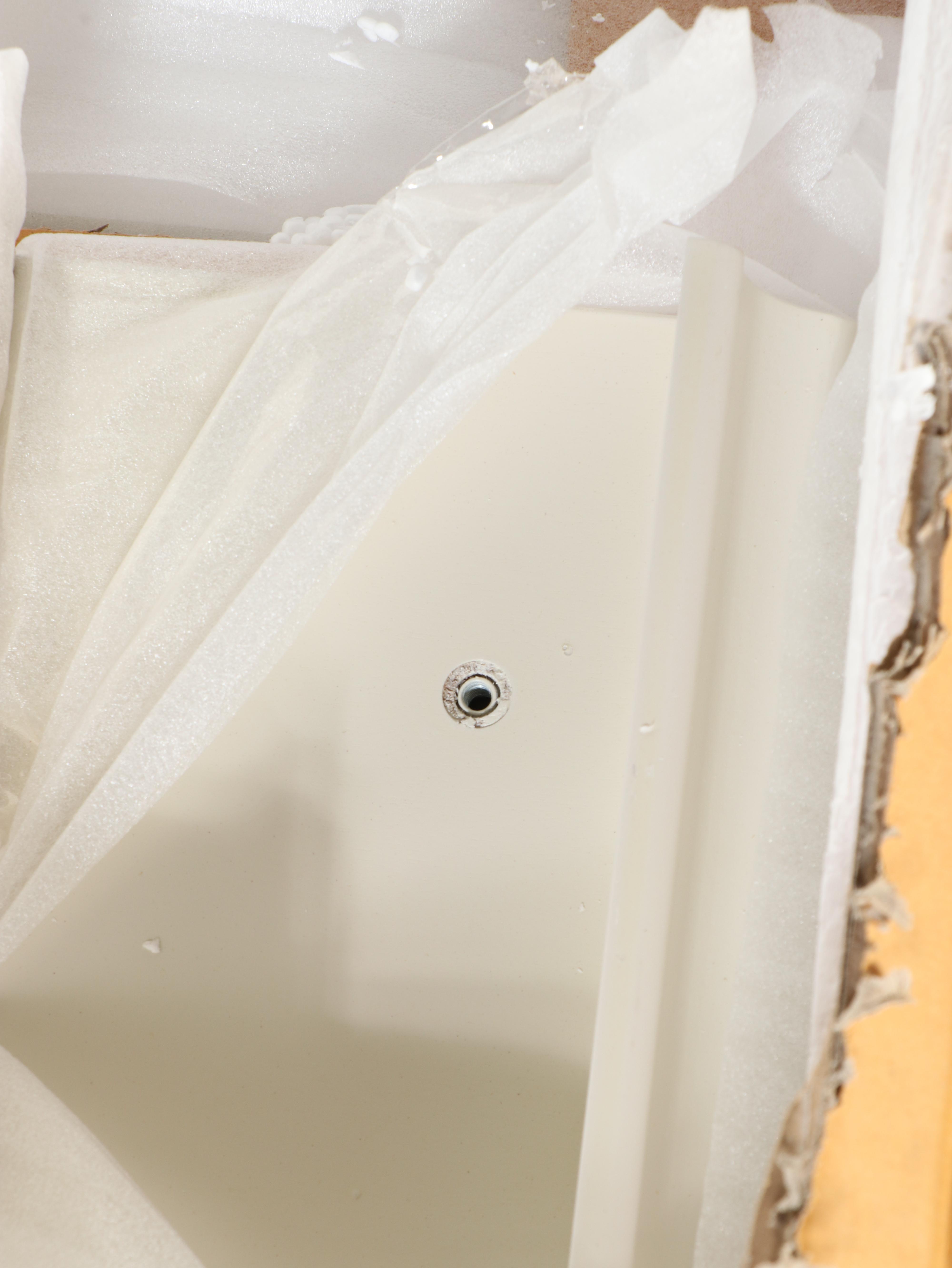 Baby Caché "Montana" Cabinet with Hutch in Glazed White