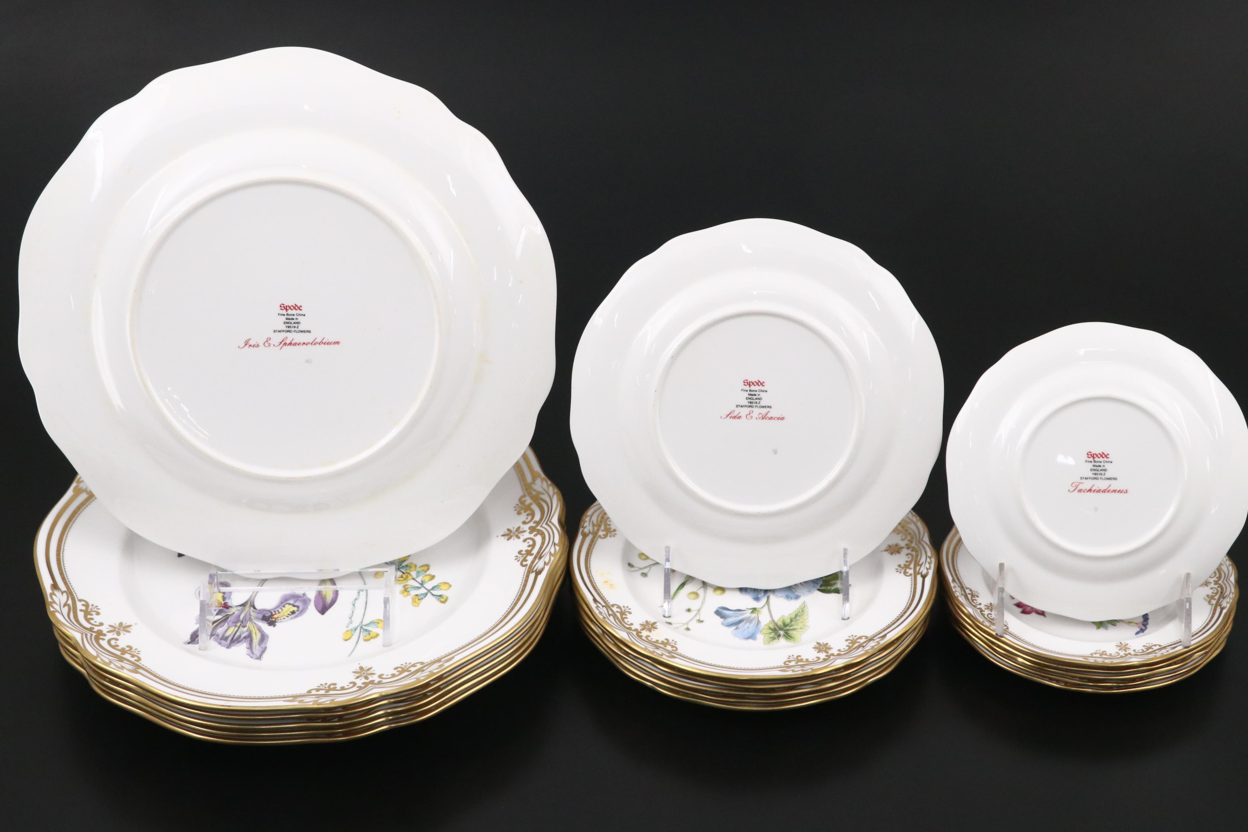 Spode "Stafford Flowers" Bone China Dinnerware, 1989–2015