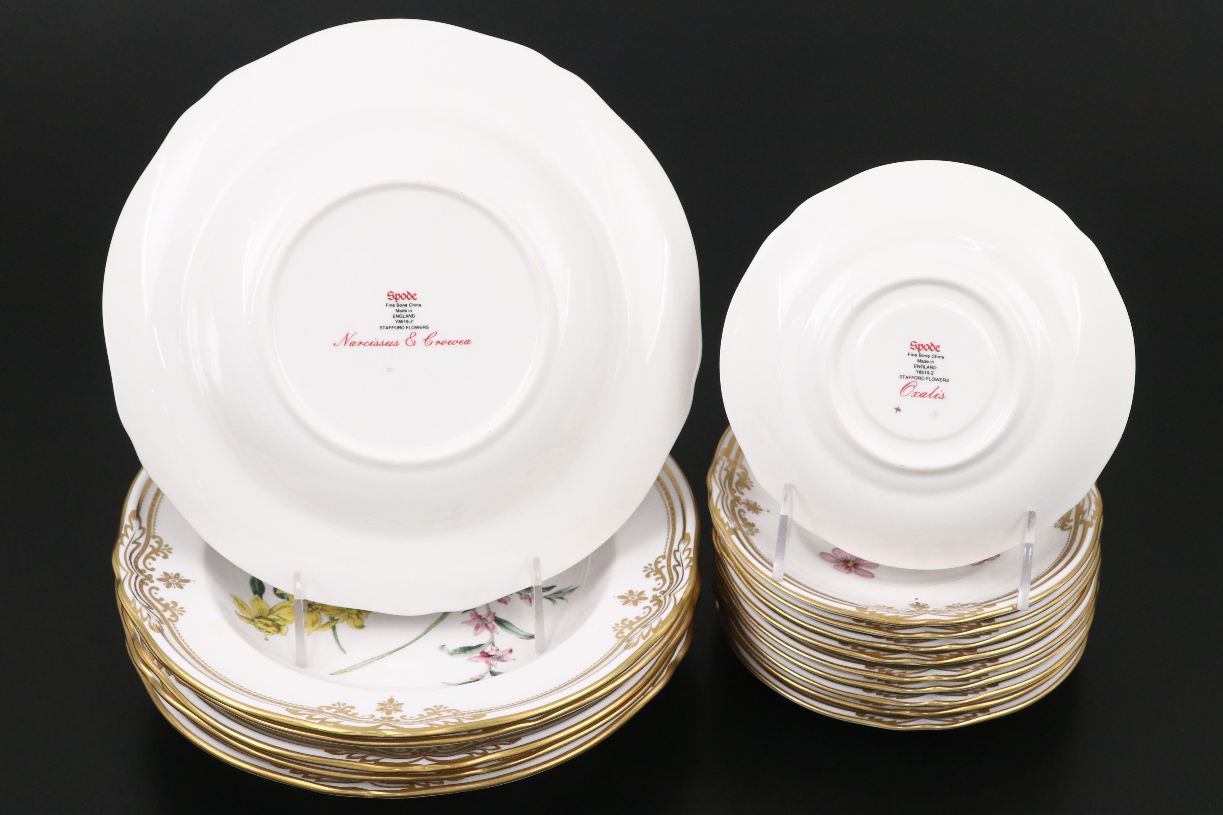 Spode "Stafford Flowers" Bone China Dinnerware, 1989–2015