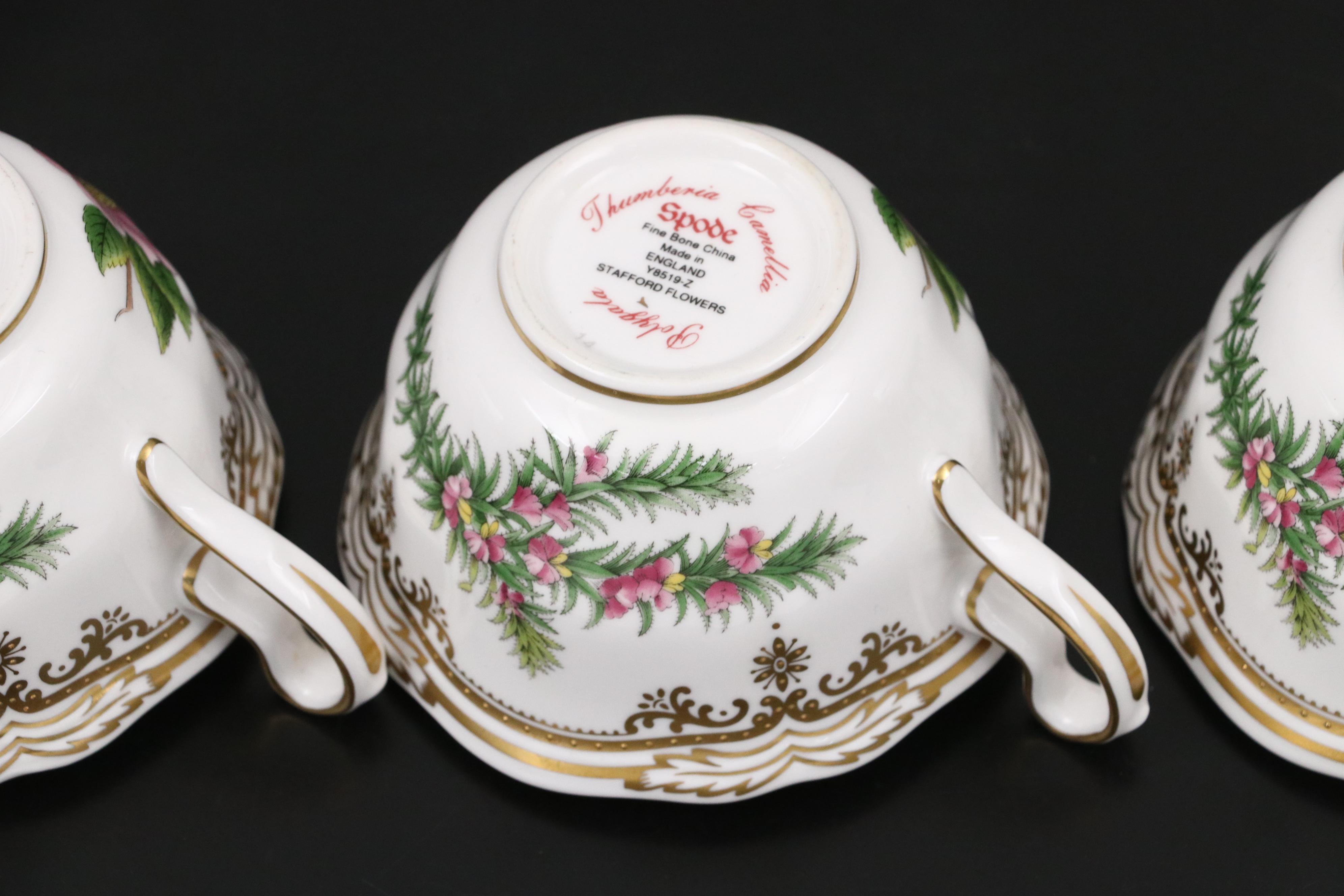 Spode "Stafford Flowers" Bone China Dinnerware, 1989–2015