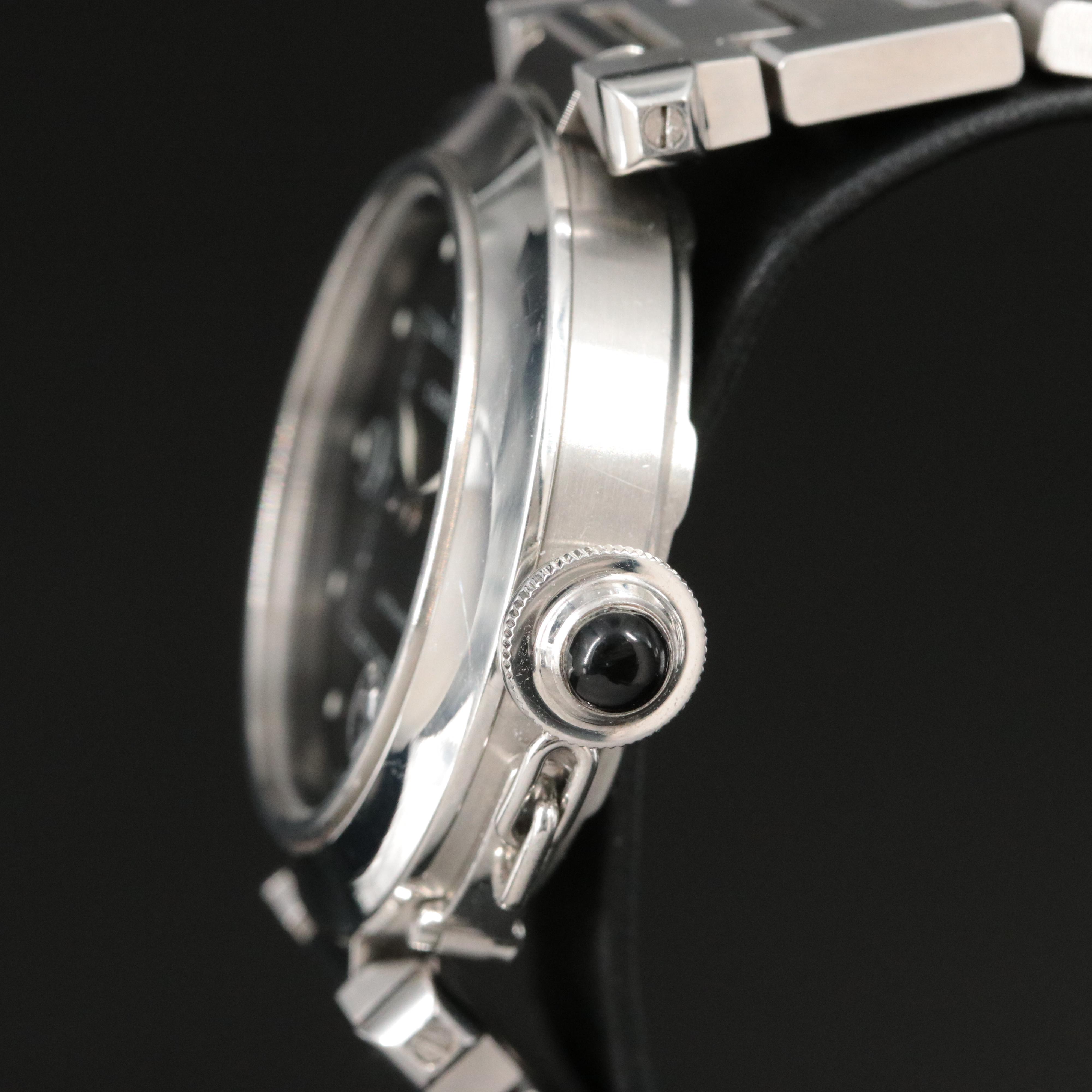 Cartier Pasha de Cartier Black Dial Date Automatic Watch