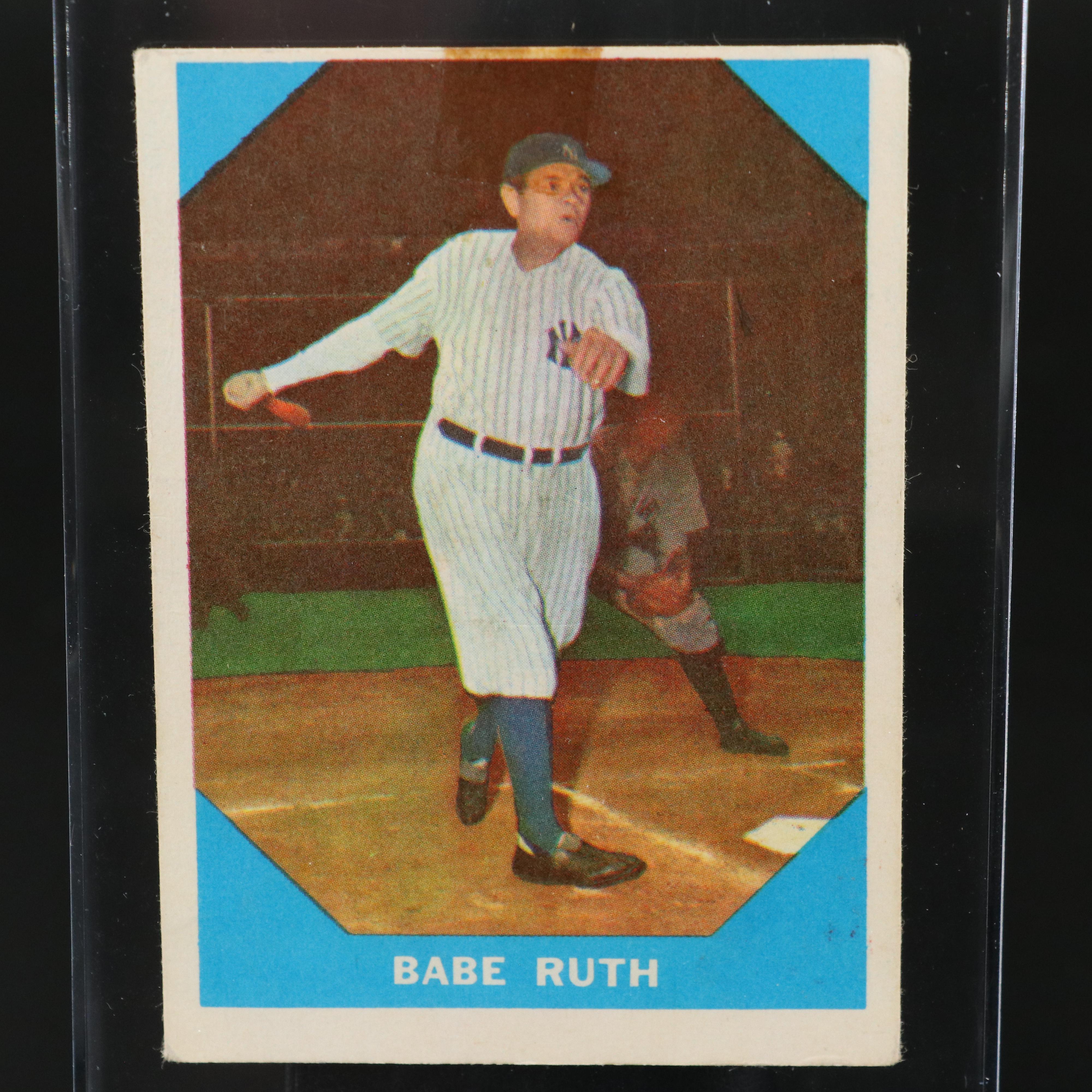 1960 Fleer Babe Ruth New York Yankees Baseball Card