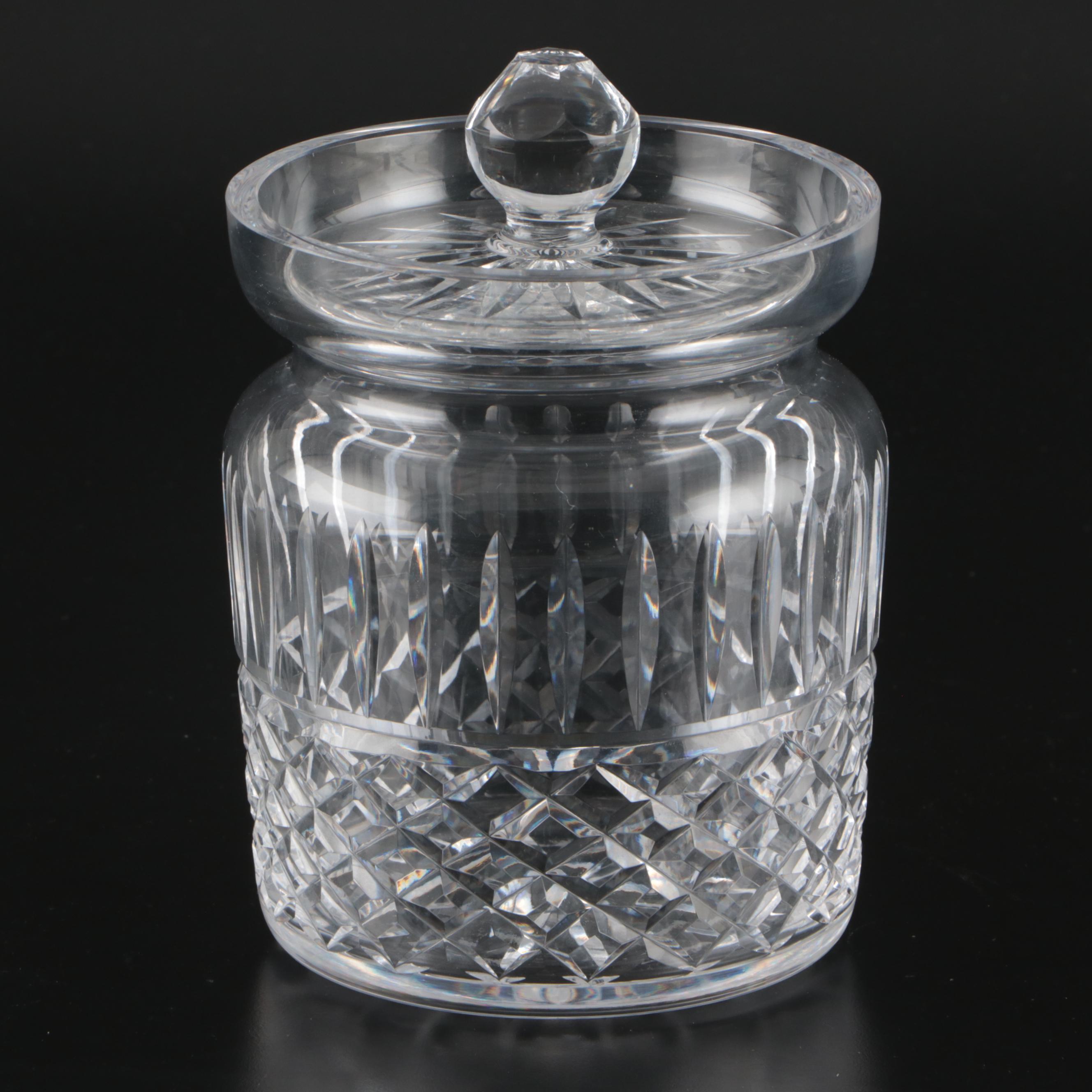 Waterford Crystal "Maeve" Biscuit Barrel, 1976-2017