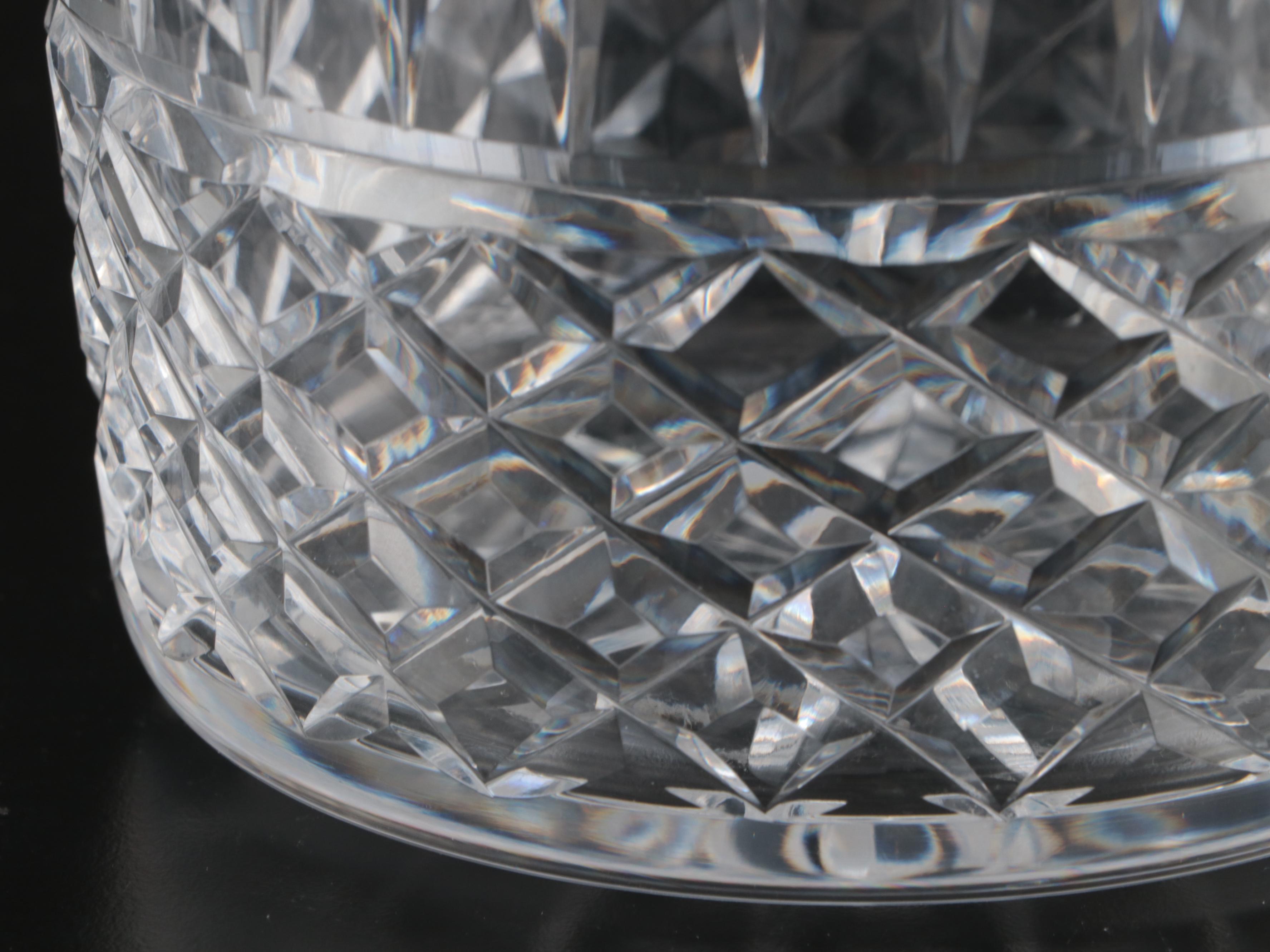 Waterford Crystal "Maeve" Biscuit Barrel, 1976-2017