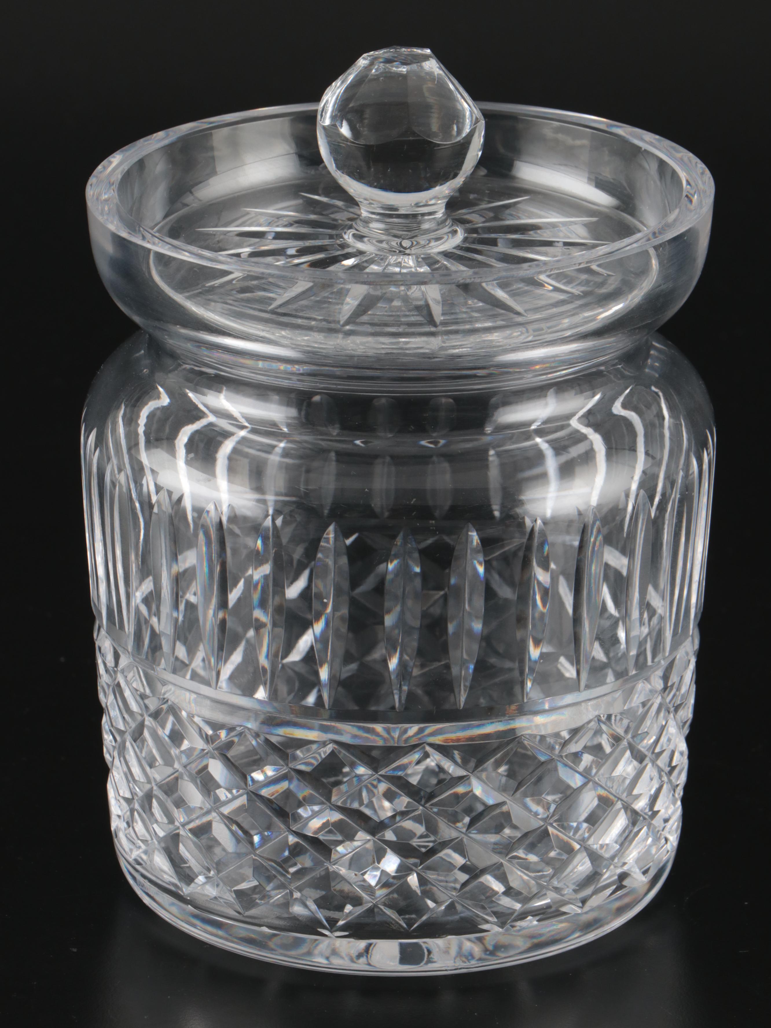 Waterford Crystal "Maeve" Biscuit Barrel, 1976-2017