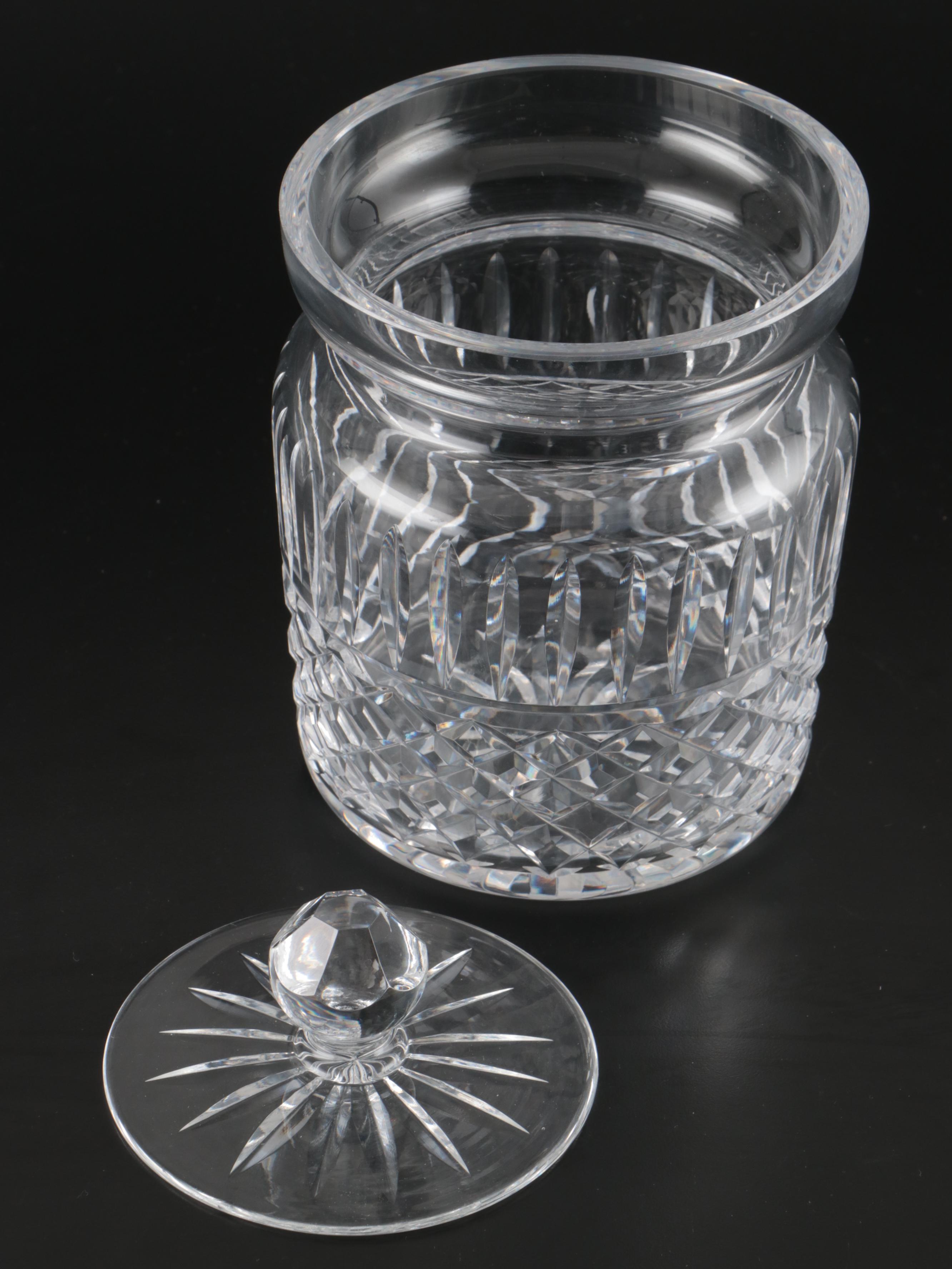 Waterford Crystal "Maeve" Biscuit Barrel, 1976-2017
