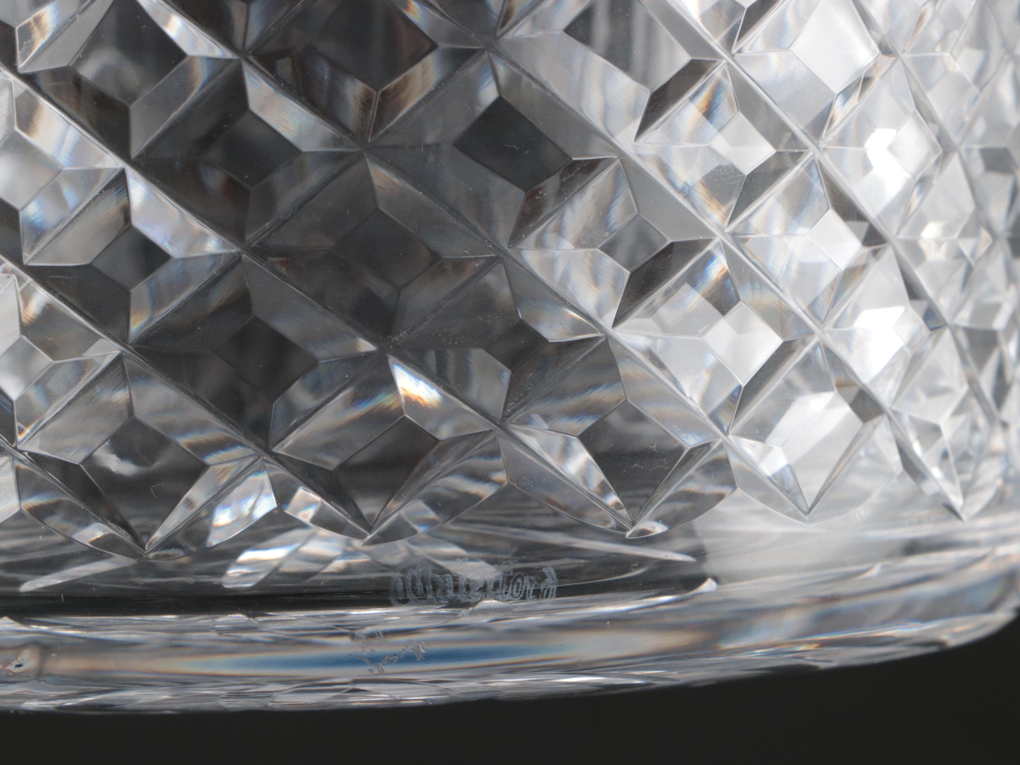 Waterford Crystal "Maeve" Biscuit Barrel, 1976-2017