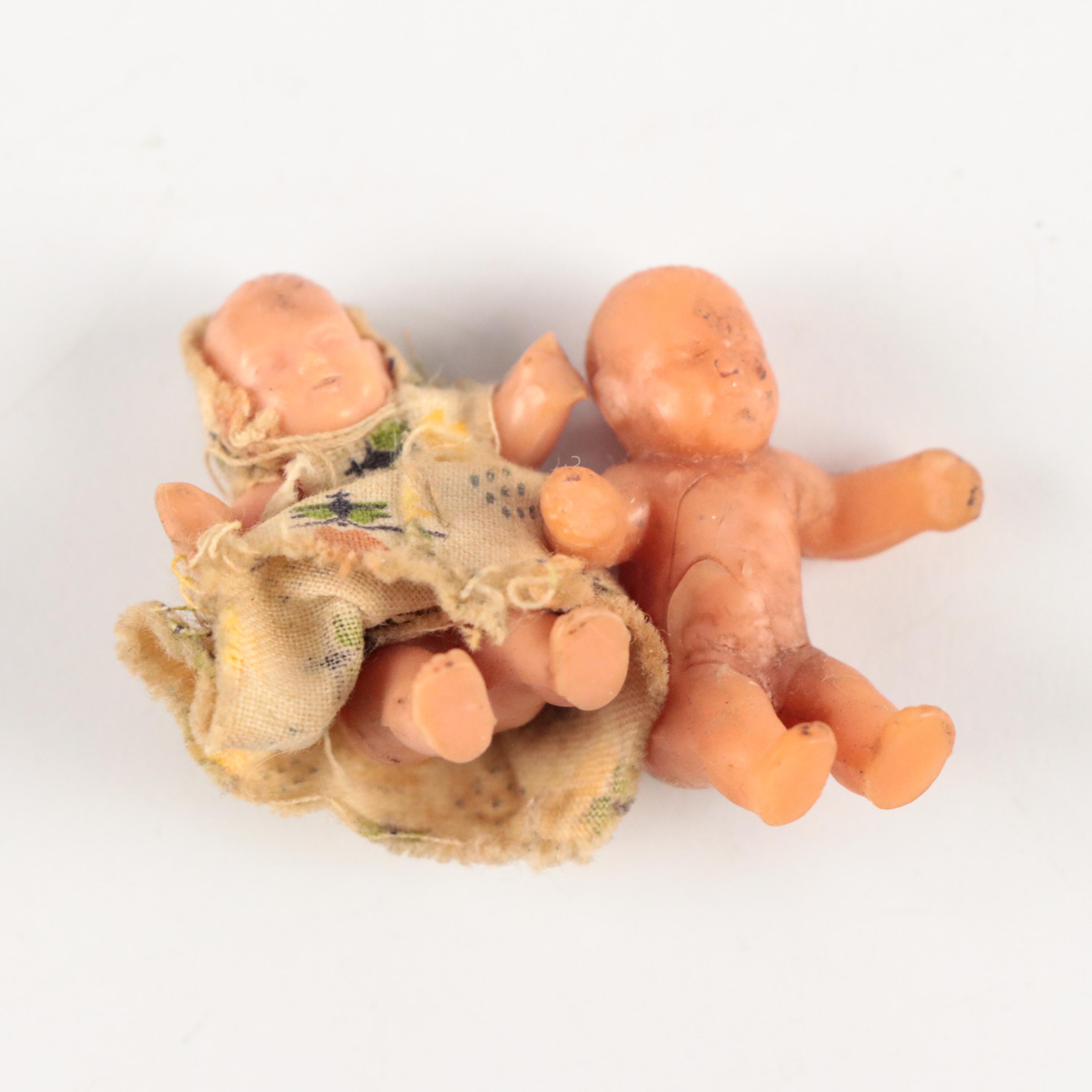 WWII Era Victory and American Defense Medals with Clock, Marbles and More