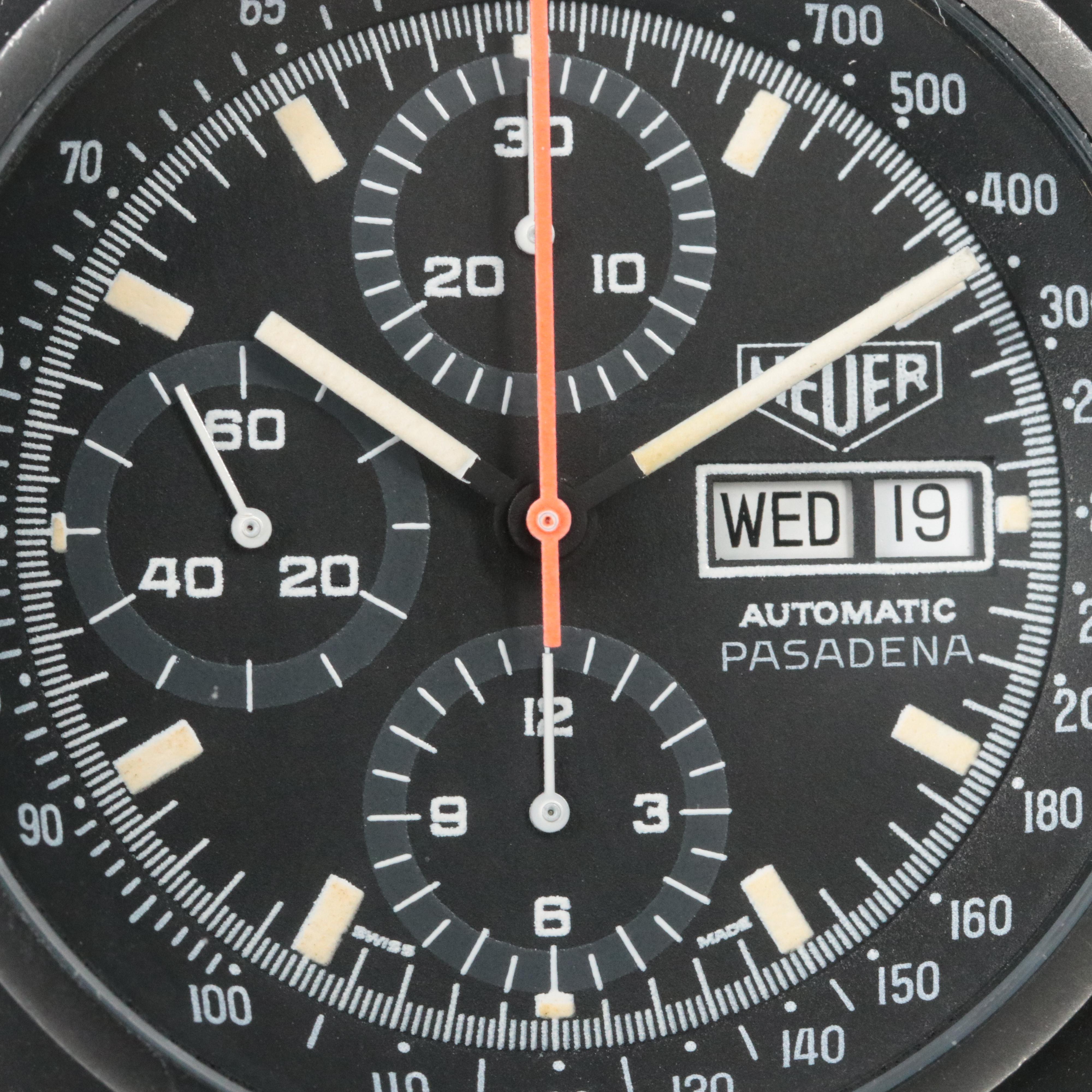 Vintage Heuer Pasadena 280SL Chronograph 41mm PVD Steel Automatic Watch