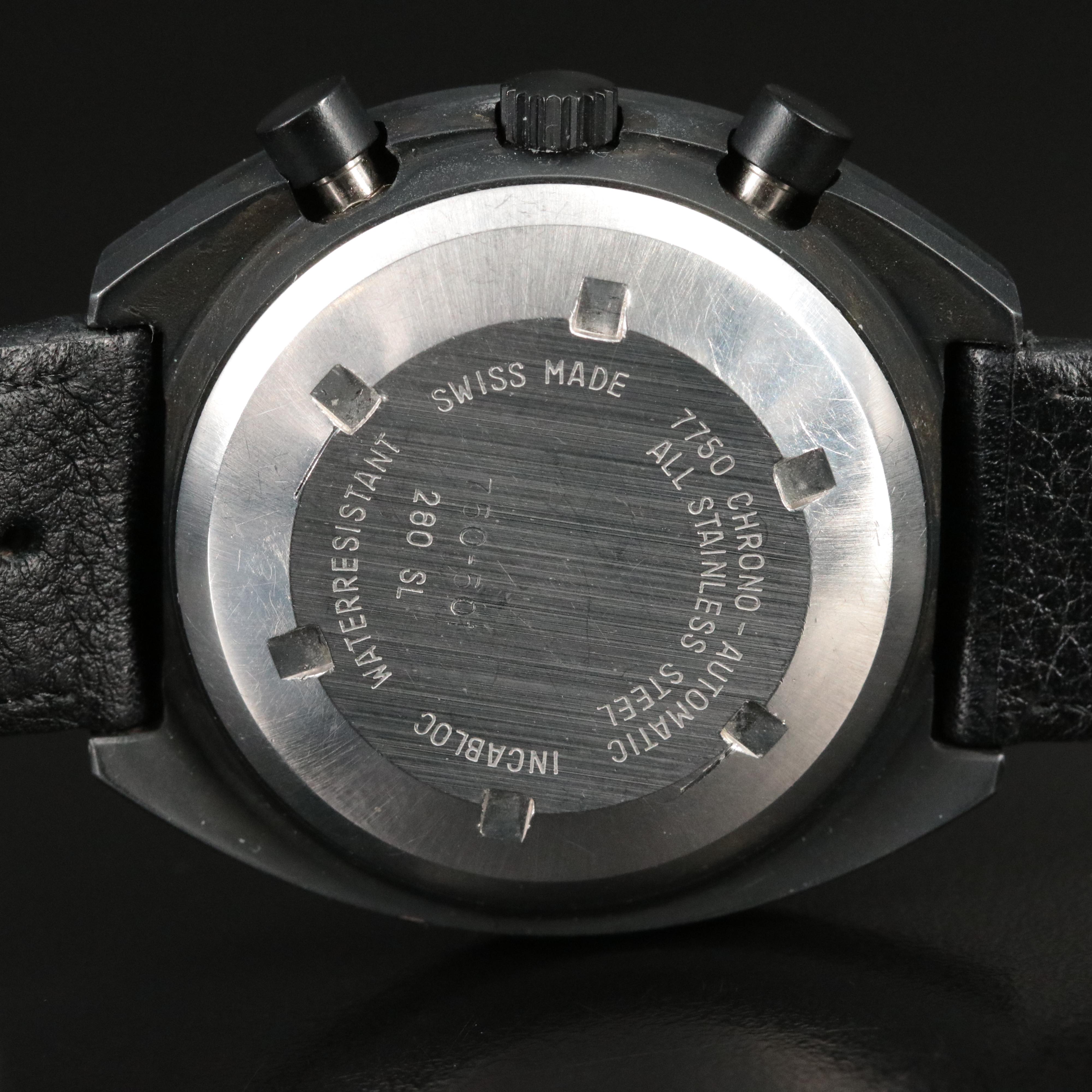 Vintage Heuer Pasadena 280SL Chronograph 41mm PVD Steel Automatic Watch