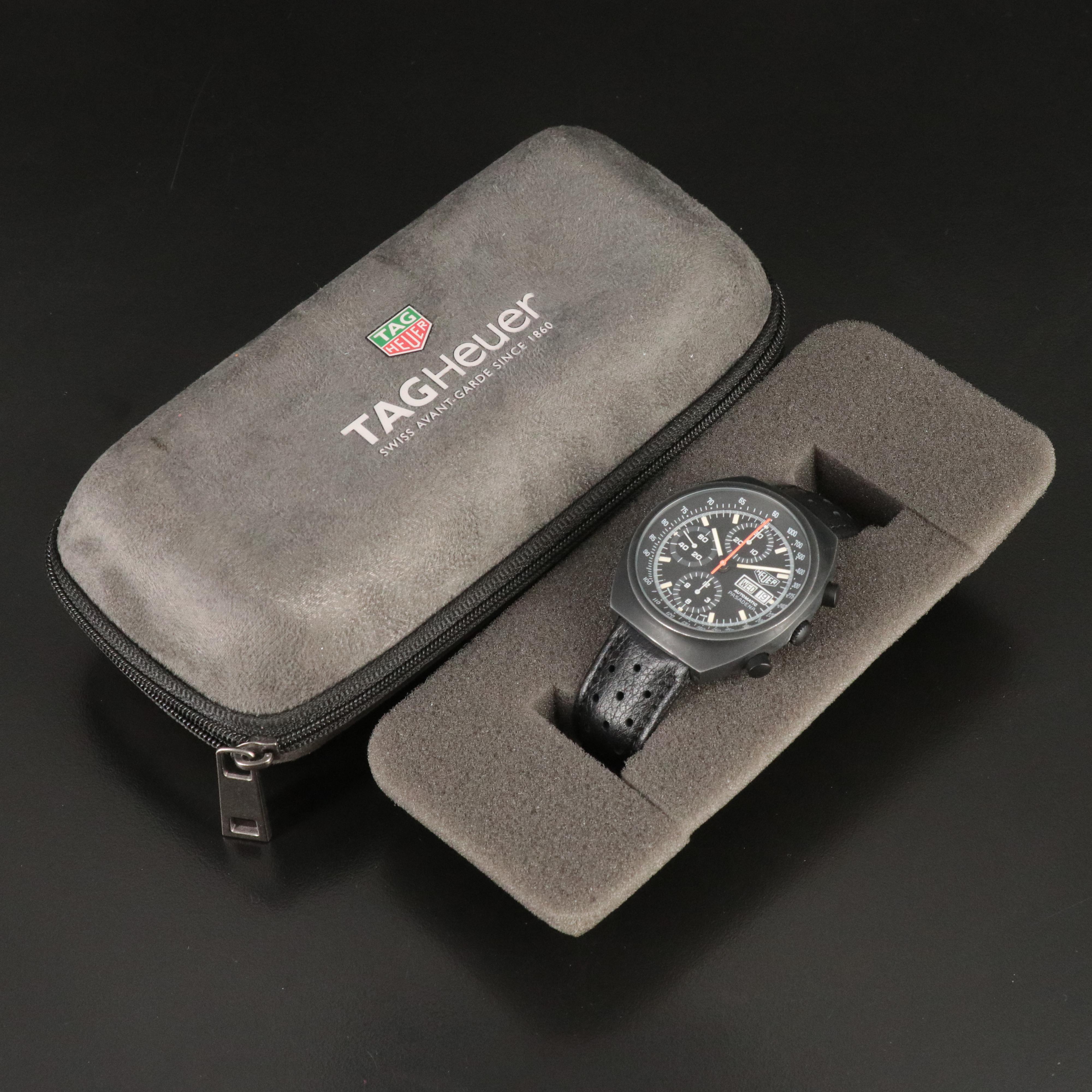 Vintage Heuer Pasadena 280SL Chronograph 41mm PVD Steel Automatic Watch