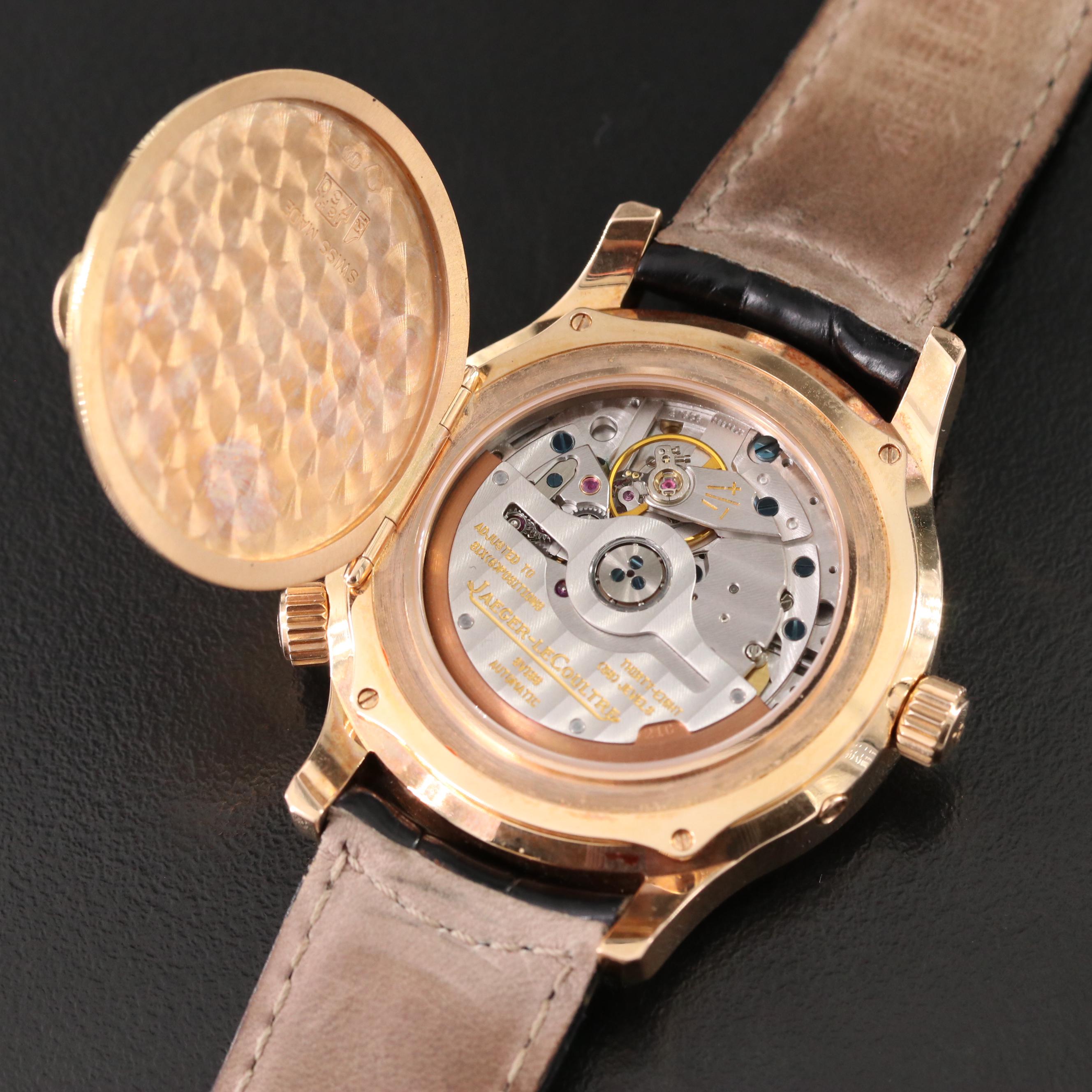 Jaeger-LeCoultre Master Geographic 142.2.92 18K Gold Automatic Watch