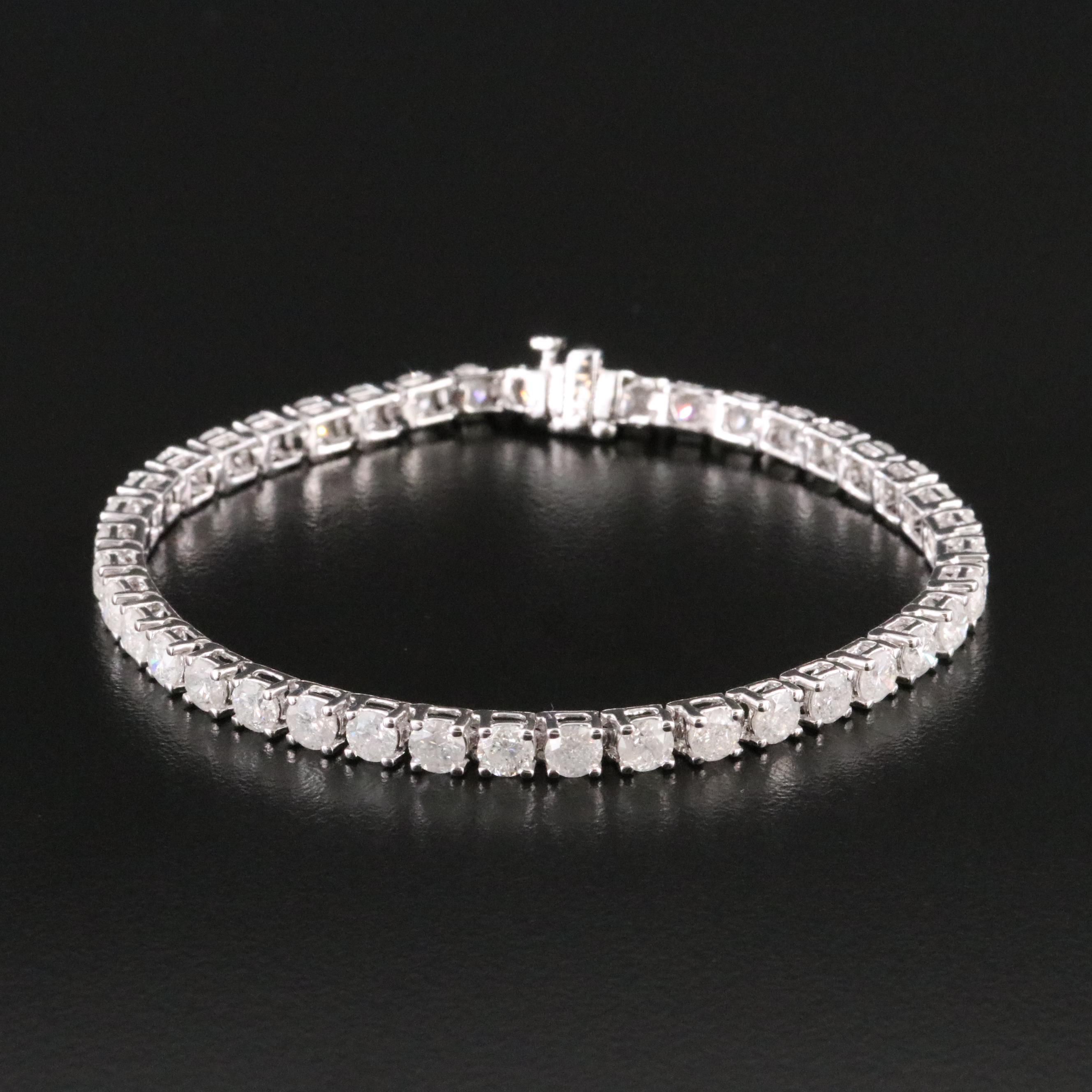 14K 7.75 CTW Diamond Line Bracelet