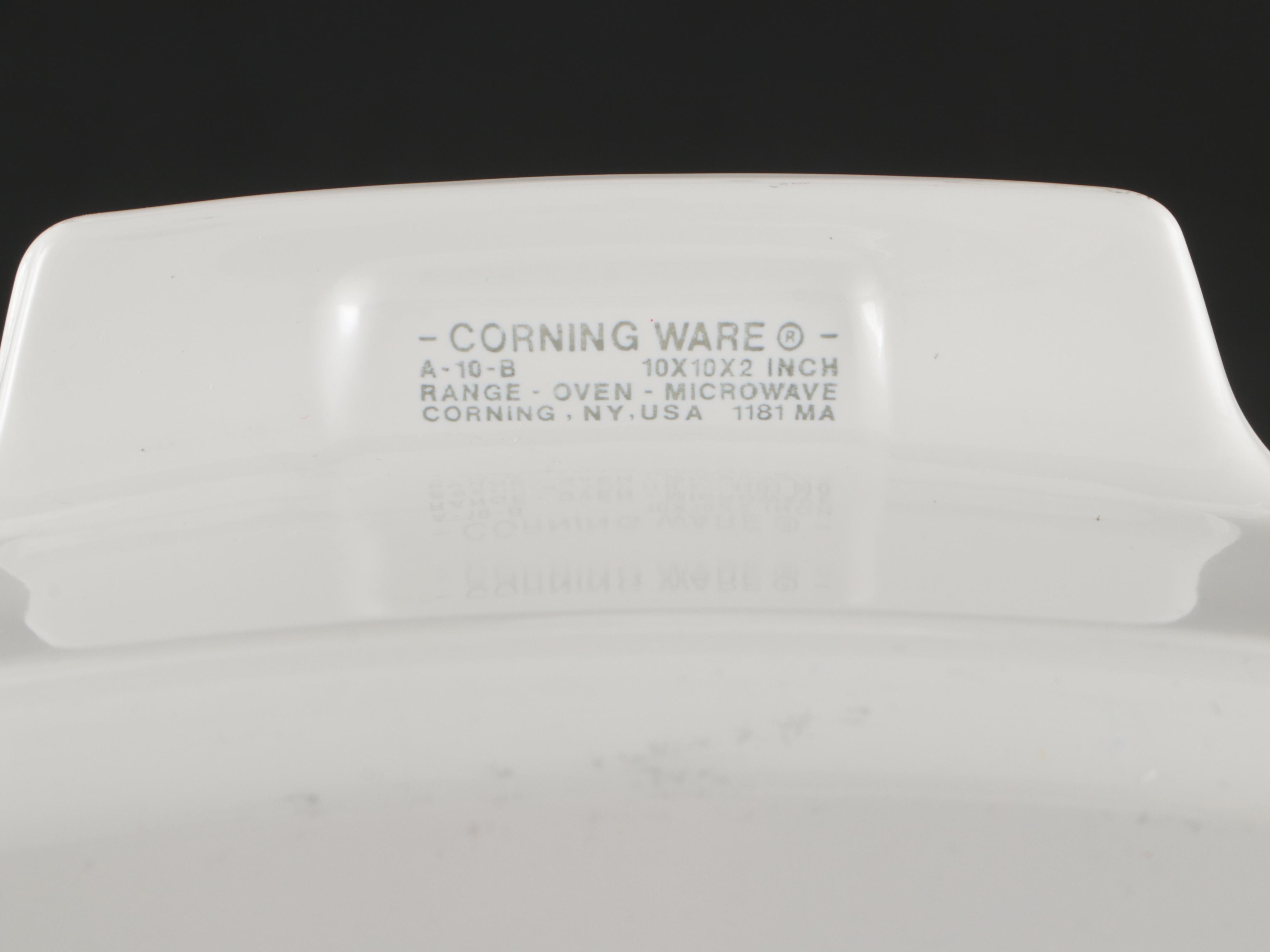 Corning "Spice Of Life" Casserole Dishes and Saucepans, Late 20th Century