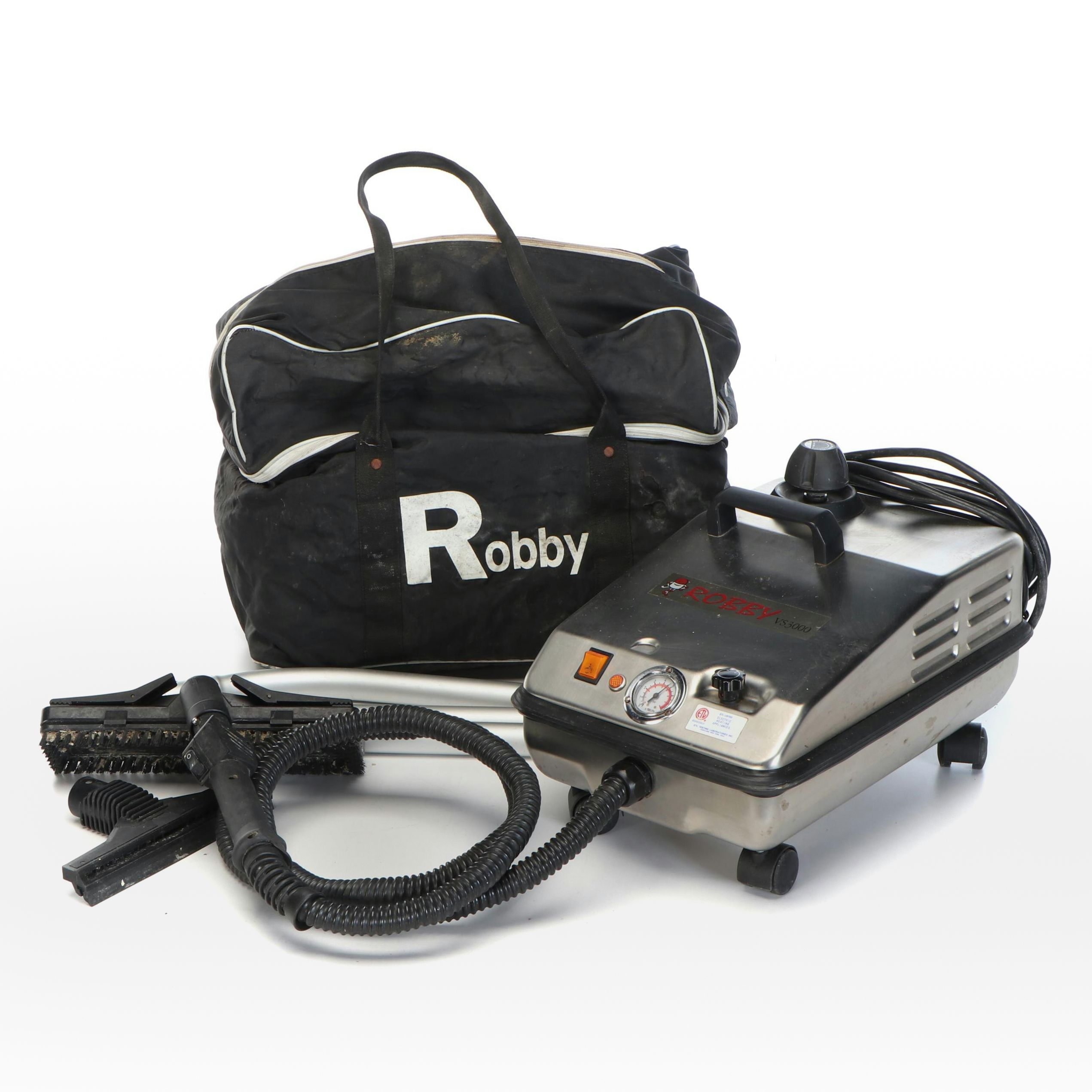 Robby VS3000 Steam Cleaner with Carry Bag and Accessories