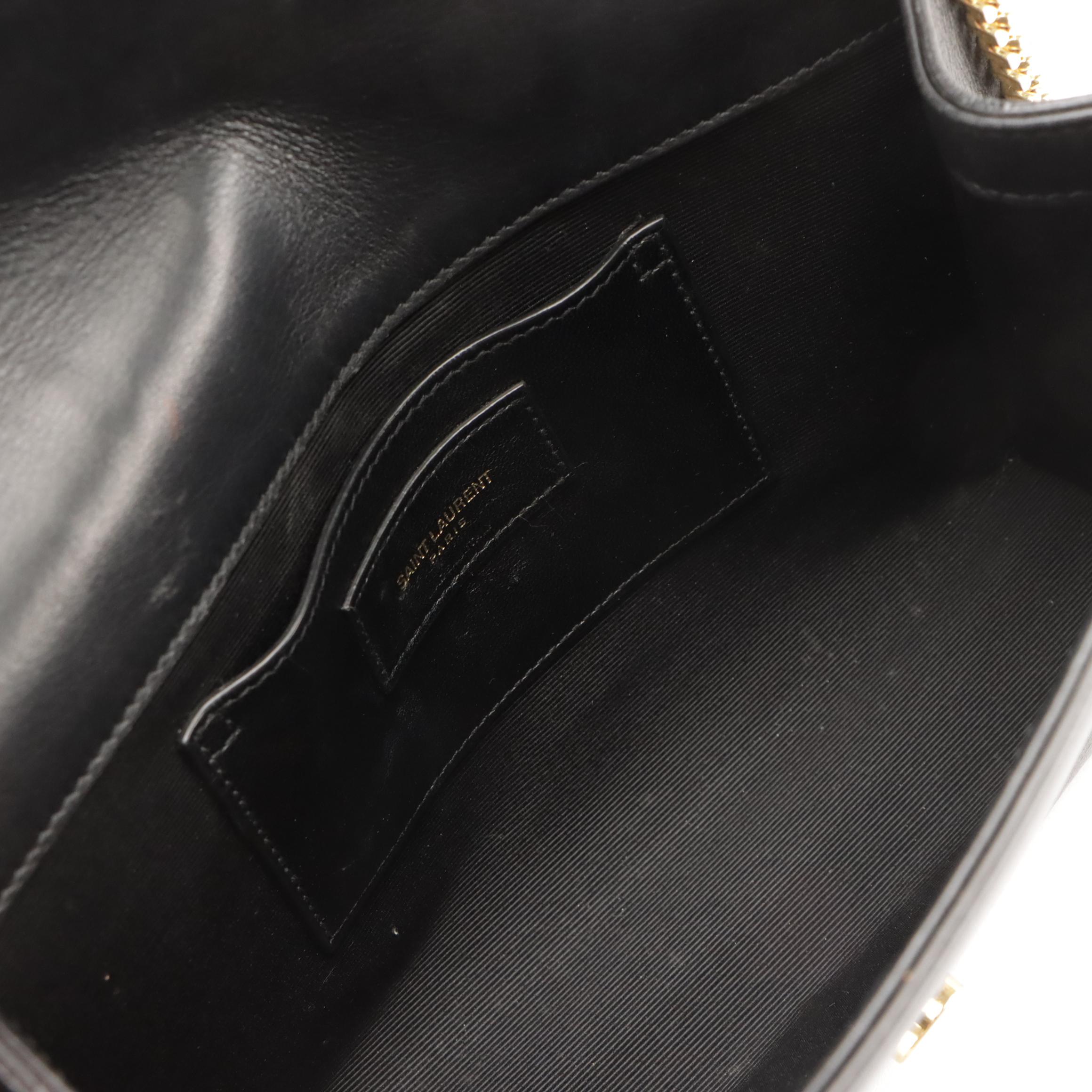 Saint Laurent Monogram Kate Shoulder Bag in Patch Embellished Leather