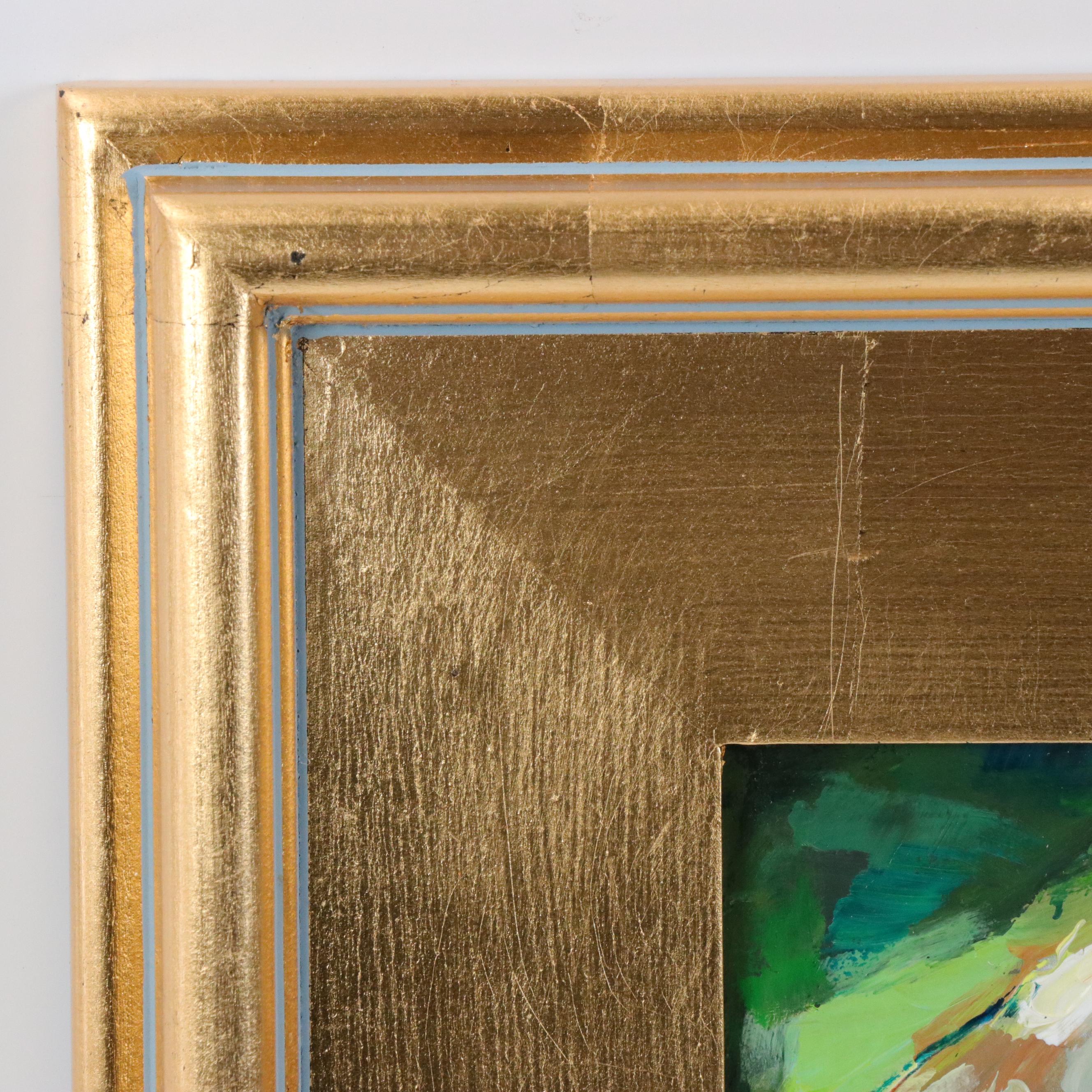 Adam Deda Dog Oil Portait "Labrador - Amigo," 2024