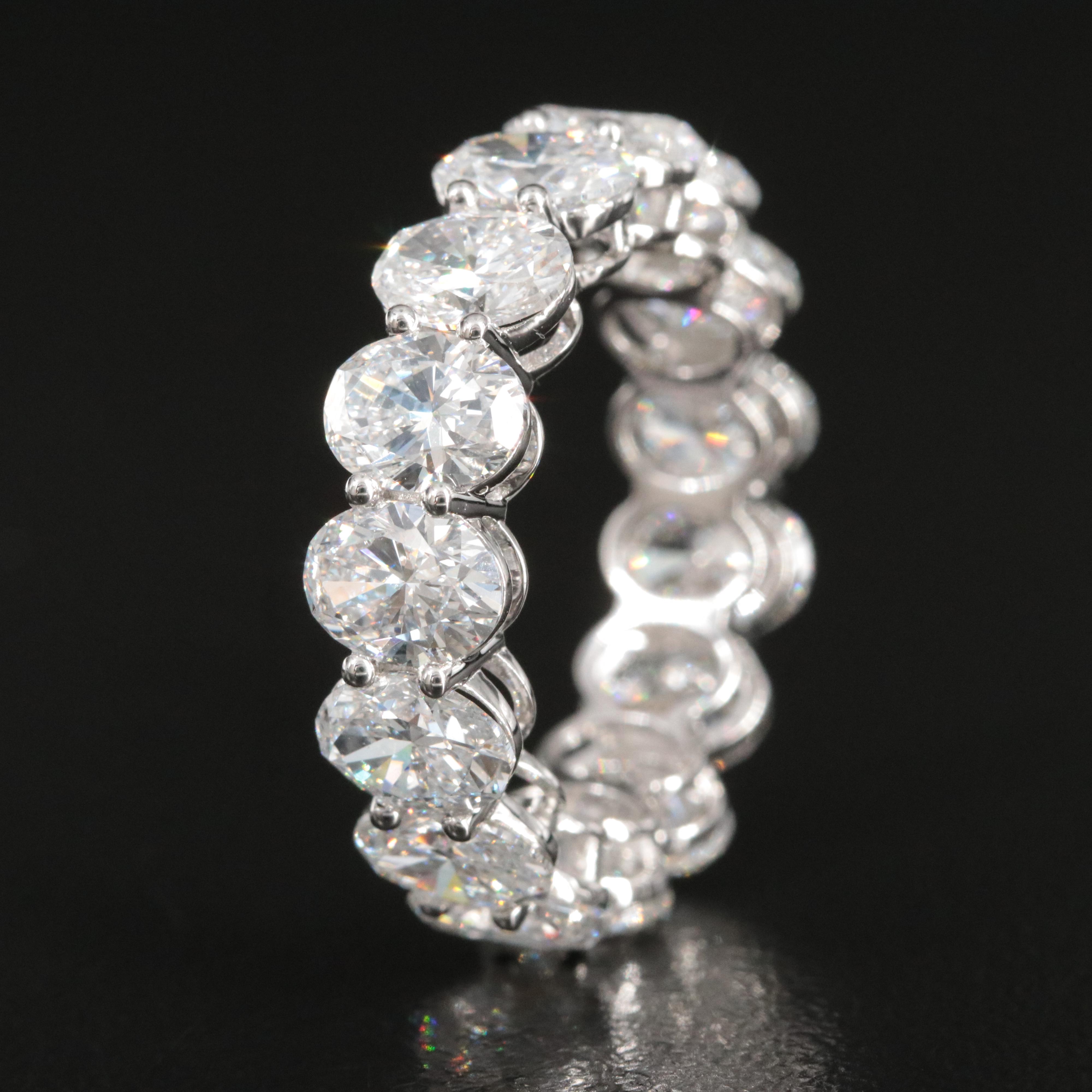 14K 7.83 CTW Lab Grown Diamond Eternity Band