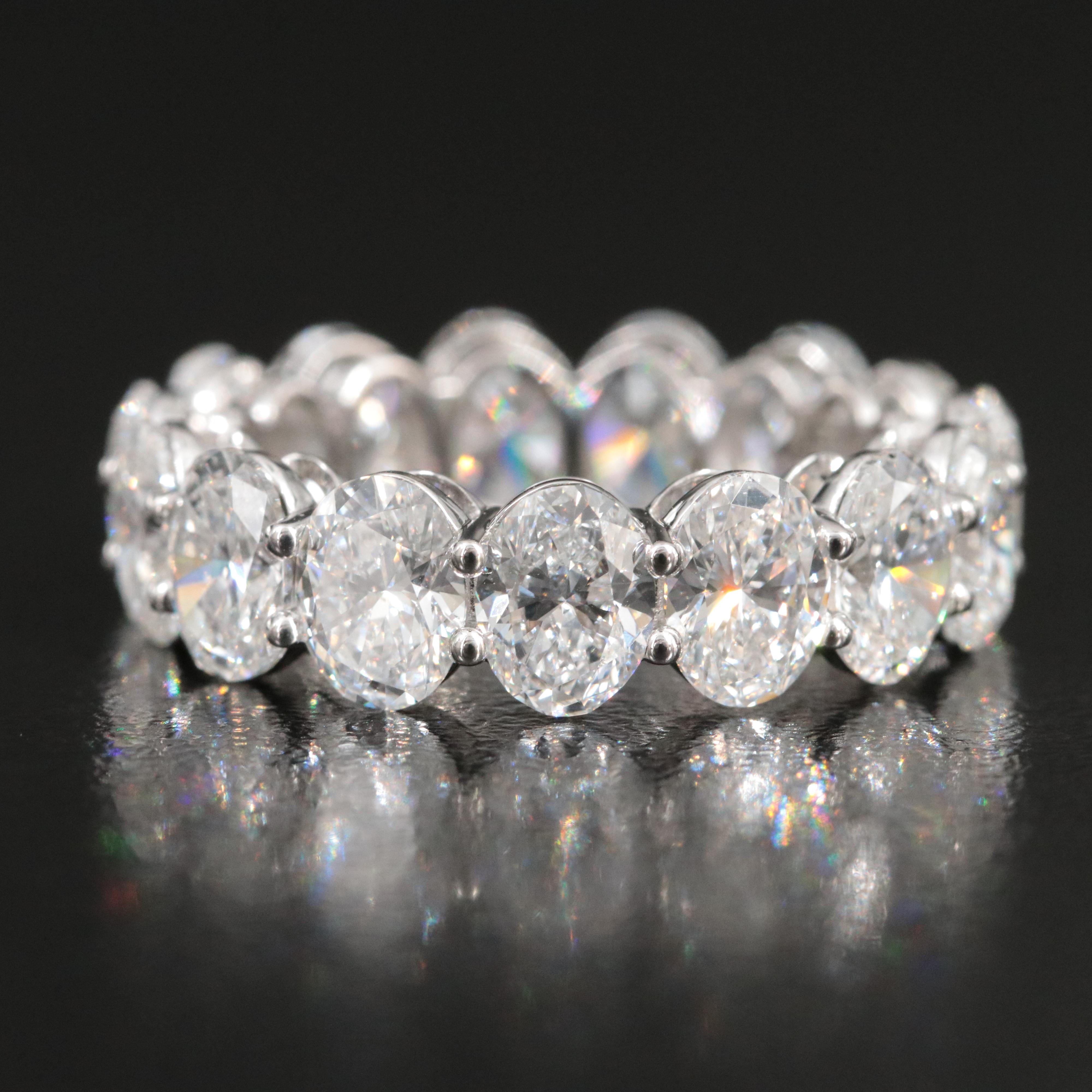 14K 7.83 CTW Lab Grown Diamond Eternity Band