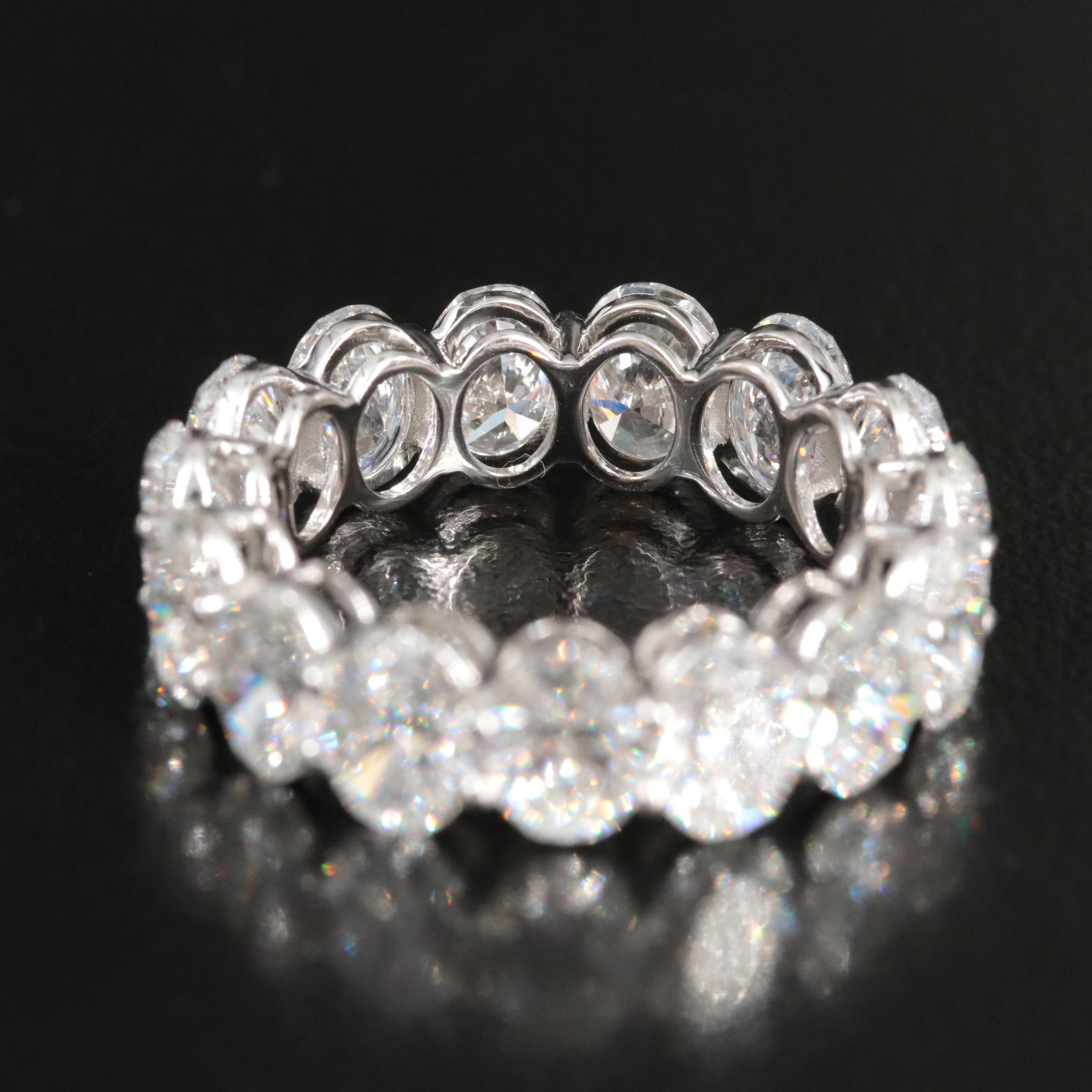 14K 7.83 CTW Lab Grown Diamond Eternity Band
