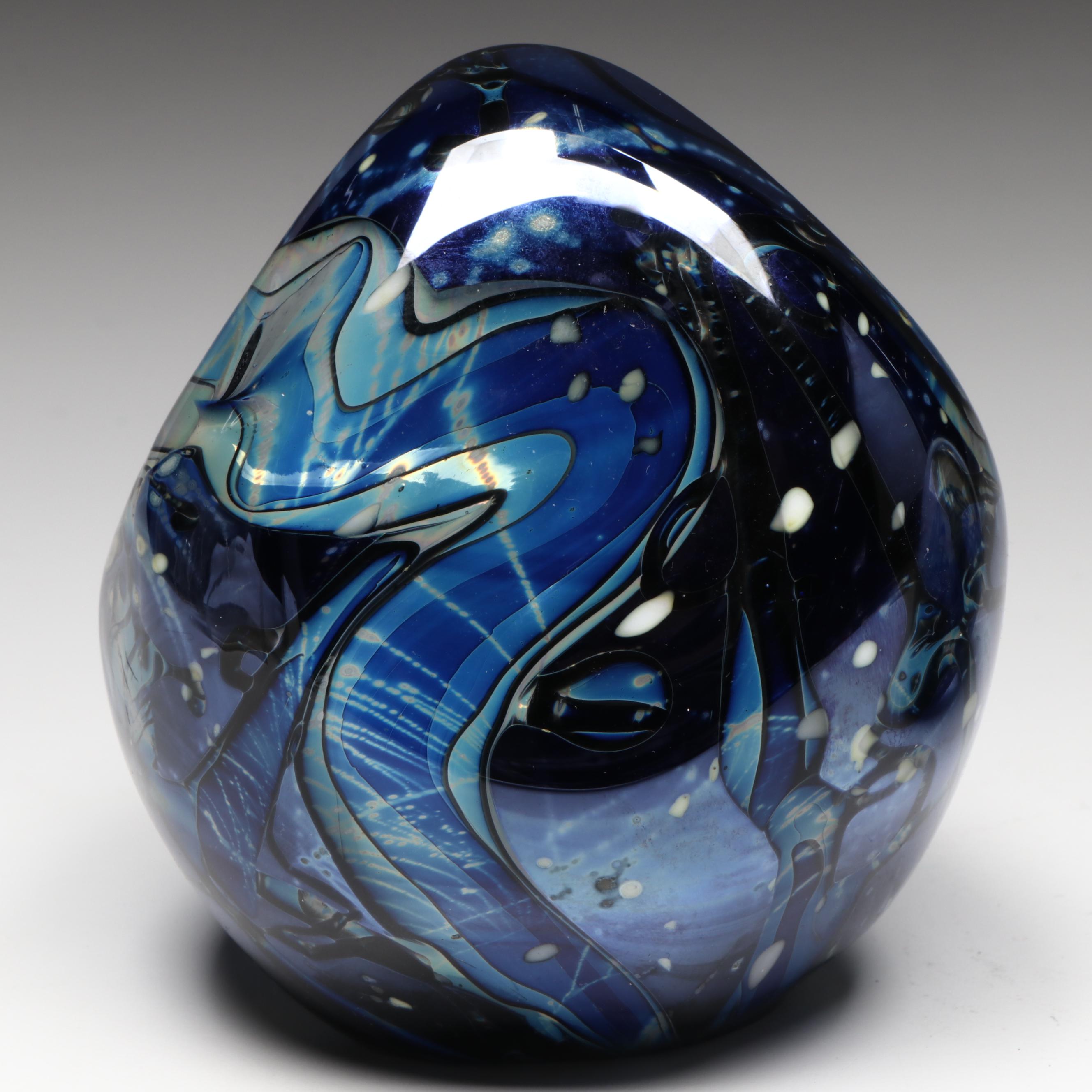 Robert Eickholt and Other Dichroic Art Glass Paperweights