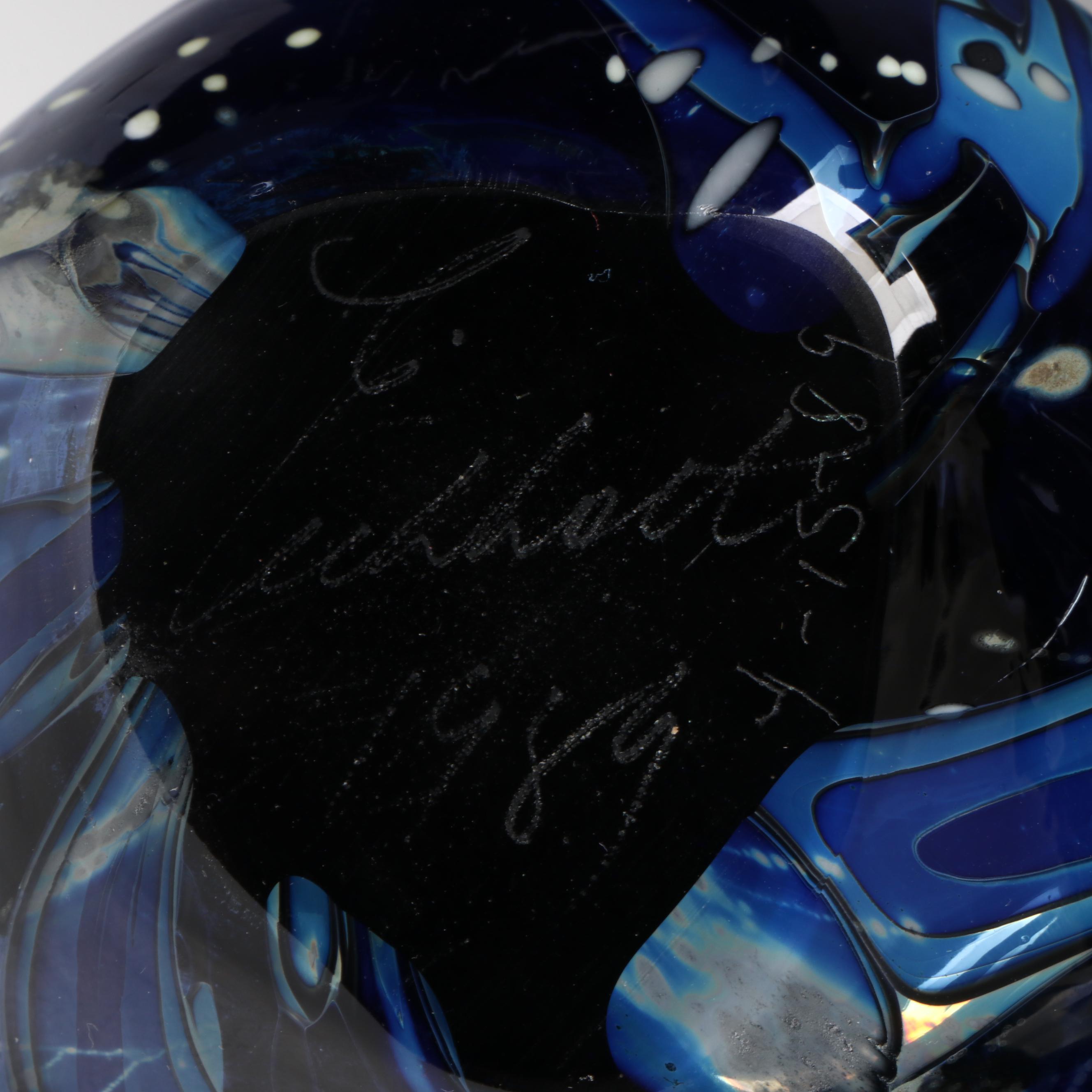 Robert Eickholt and Other Dichroic Art Glass Paperweights