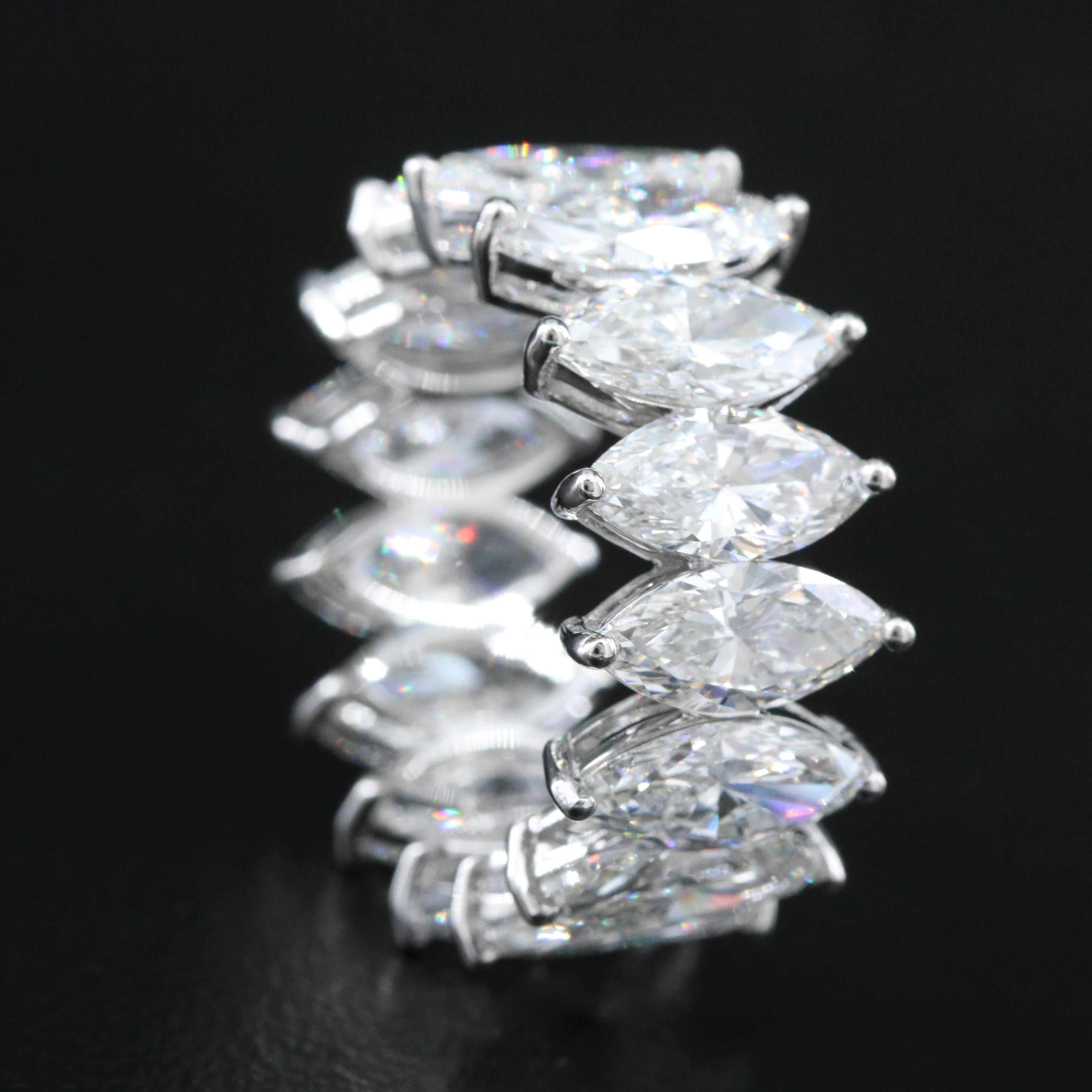 14K 9.91 CTW Lab Grown Diamond Eternity Band