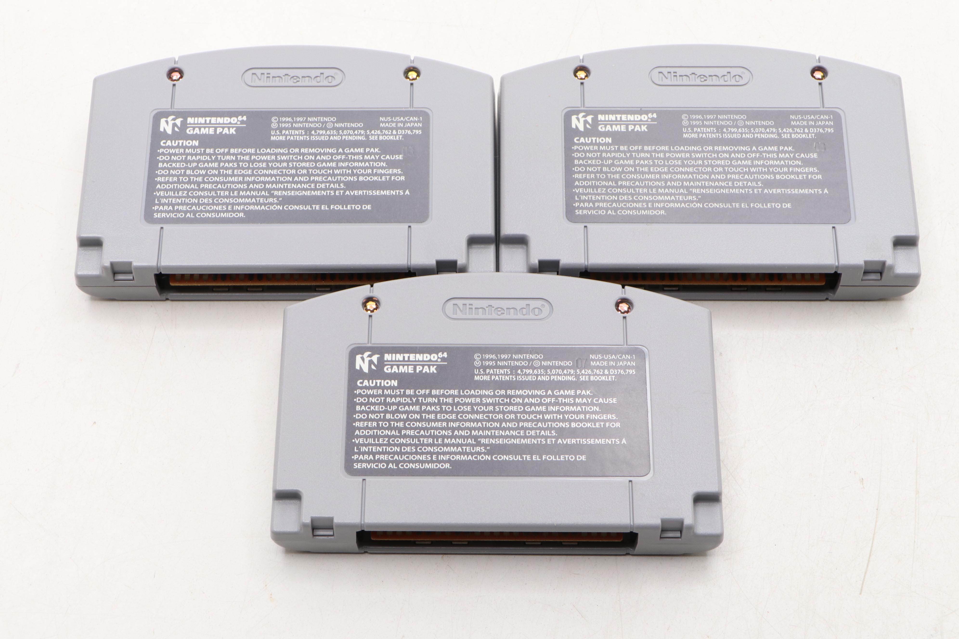 Nintendo 64 Mario Games Collection with Mario Party 3 Box