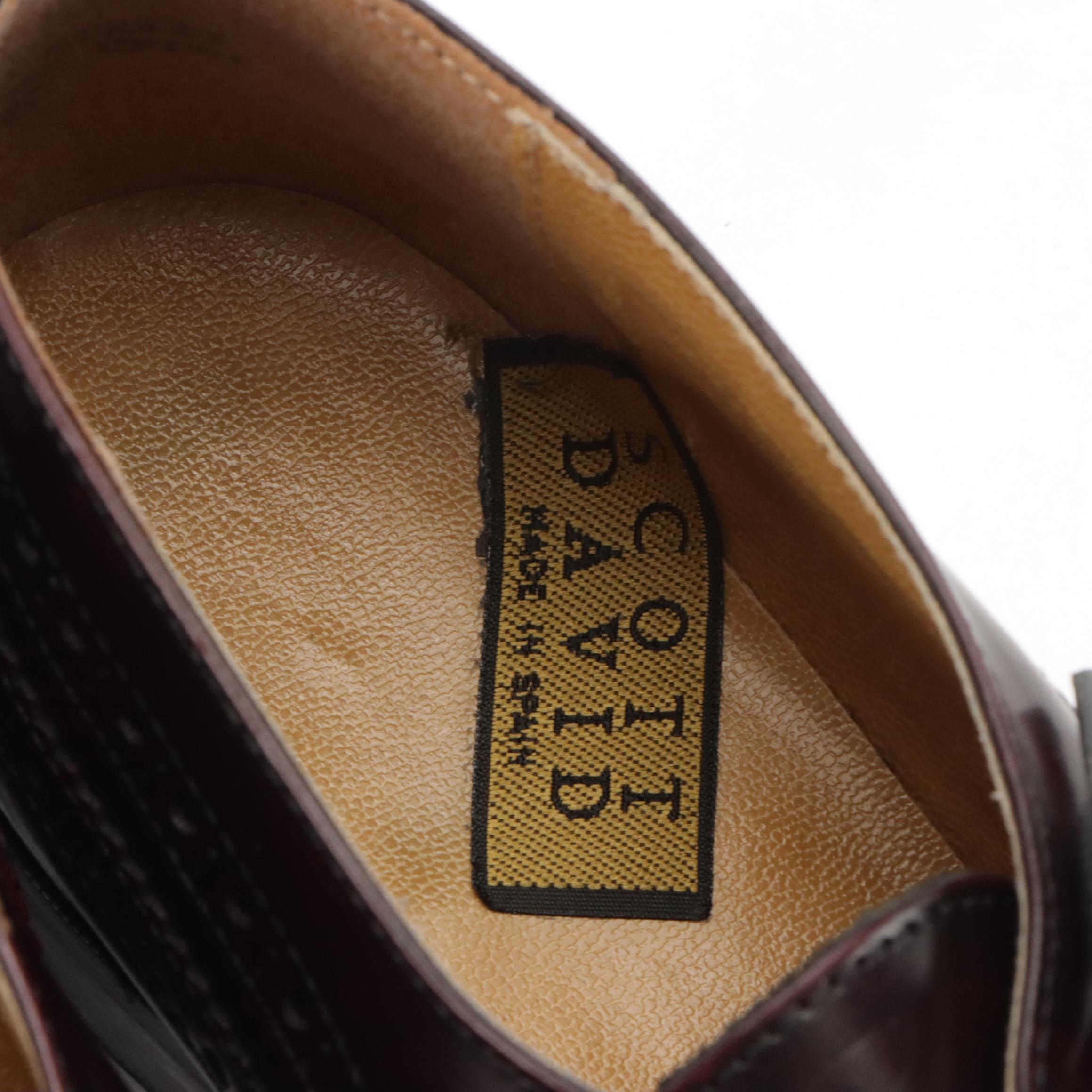 Boy's Scott David Wall Street Wingtip Brogue Leather Dress Shoes with Boxes