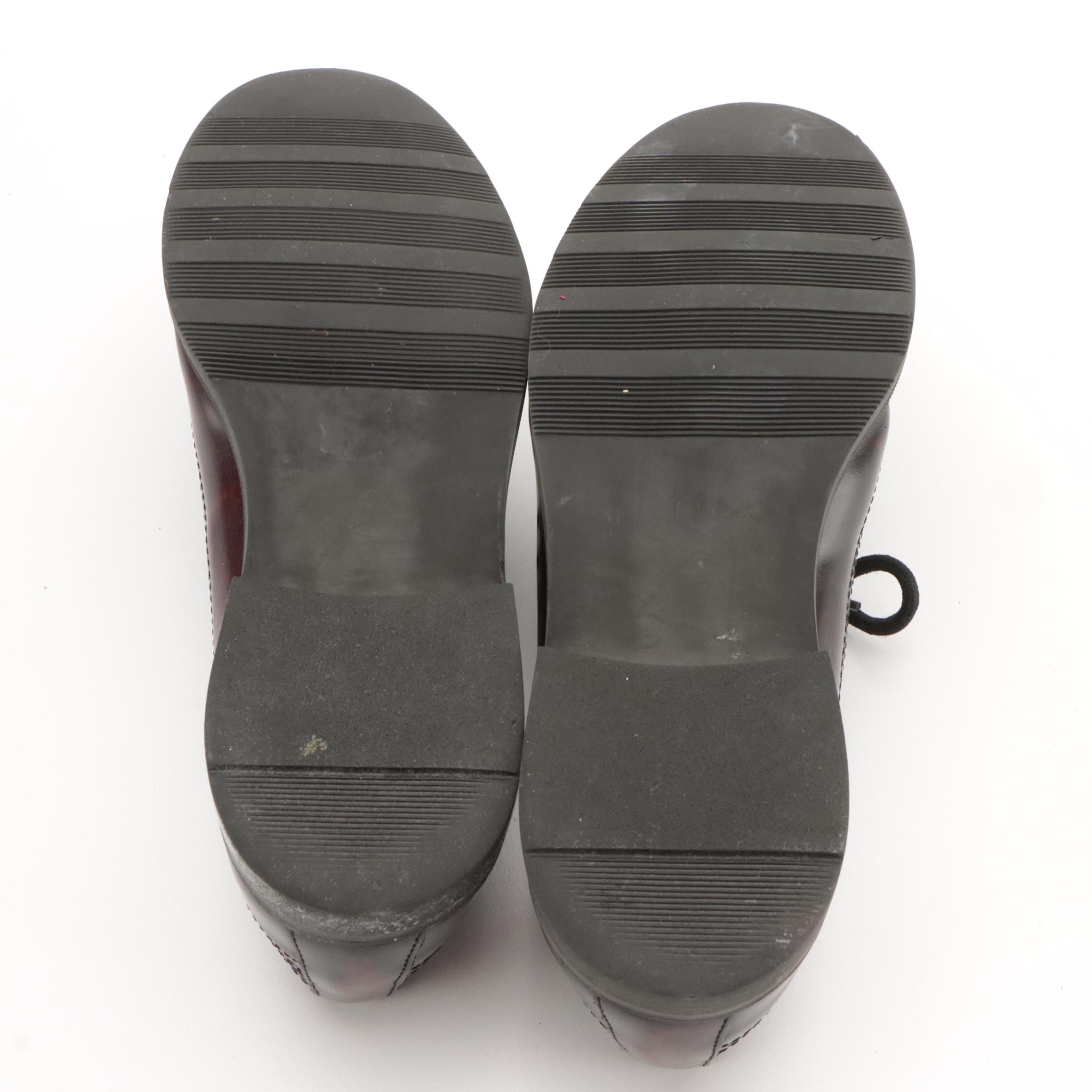 Boy's Scott David Wall Street Wingtip Brogue Leather Dress Shoes with Boxes