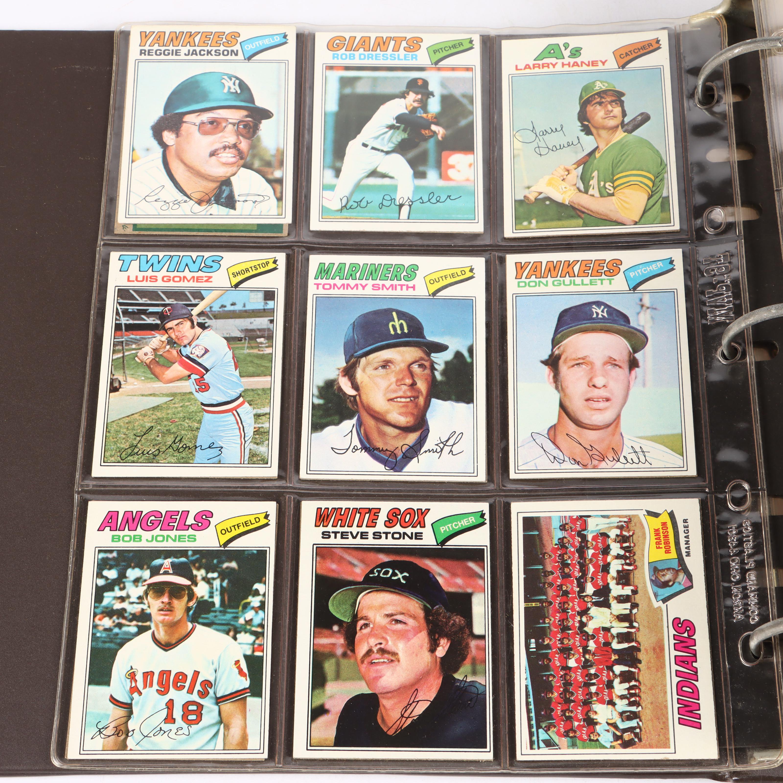 1977 Topps Baseball Card Set Featuring Andre Dawson and Dale Murphy Rookies