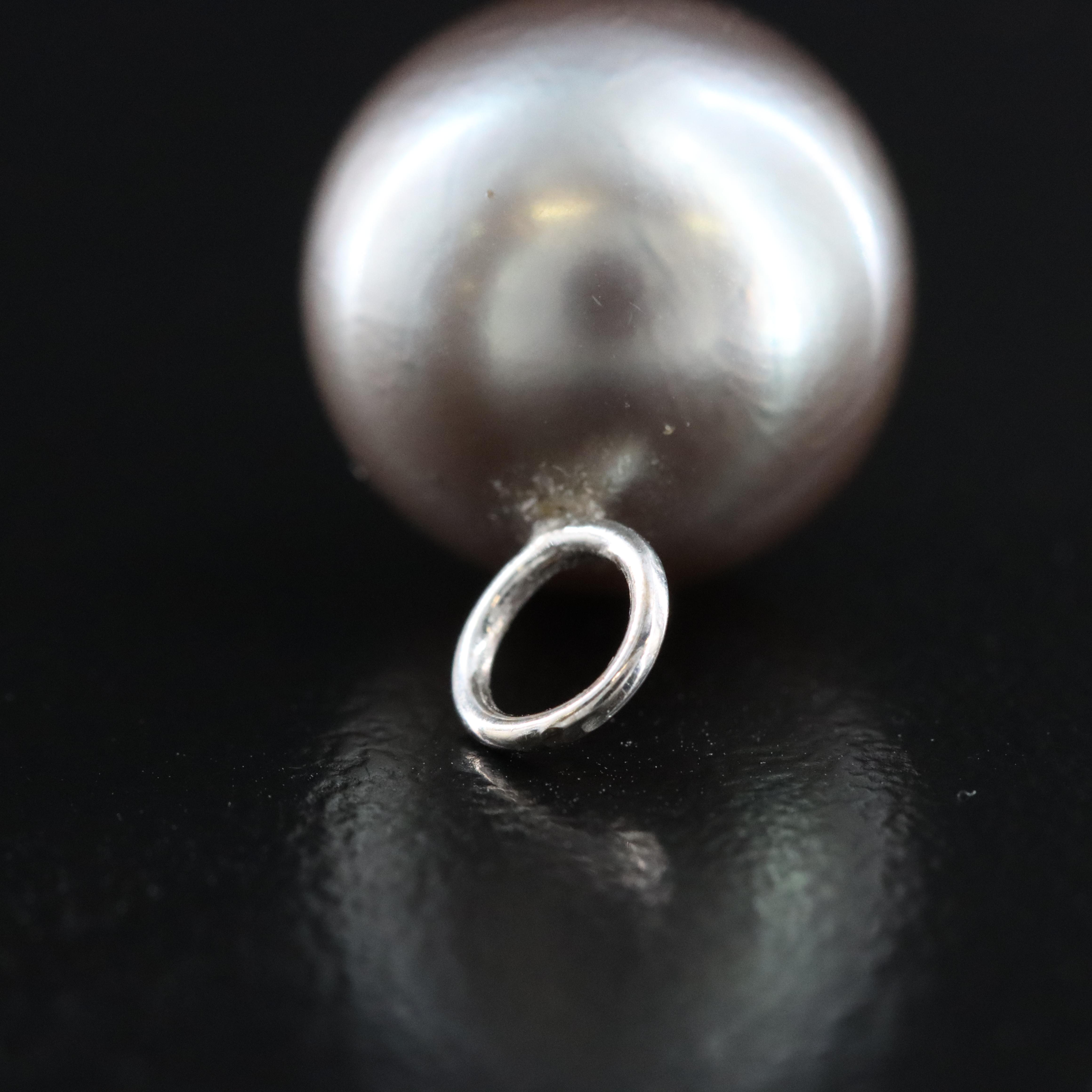 18K 12.50mm Pearl Pendant