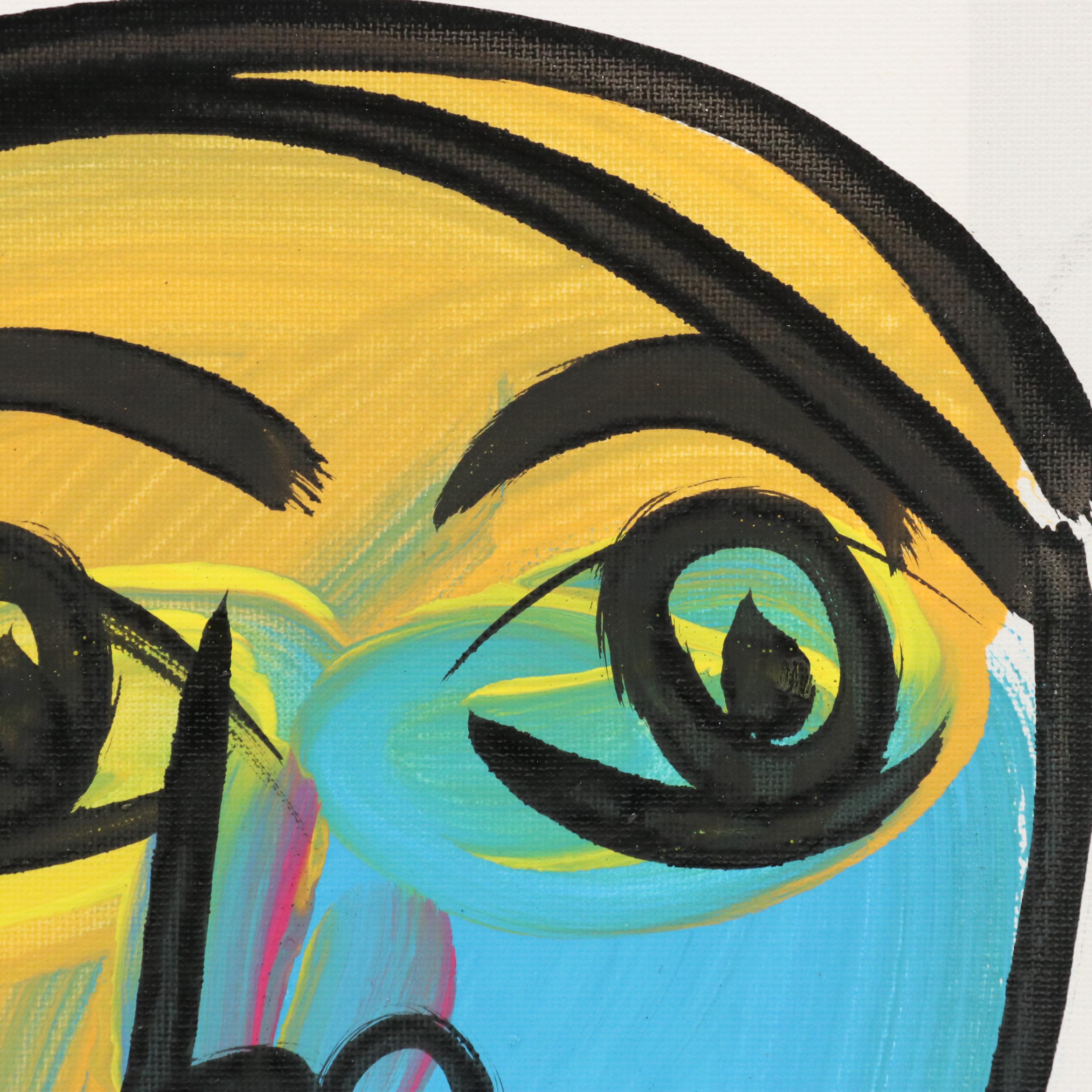 Peter Robert Keil Stylized Acrylic Portrait