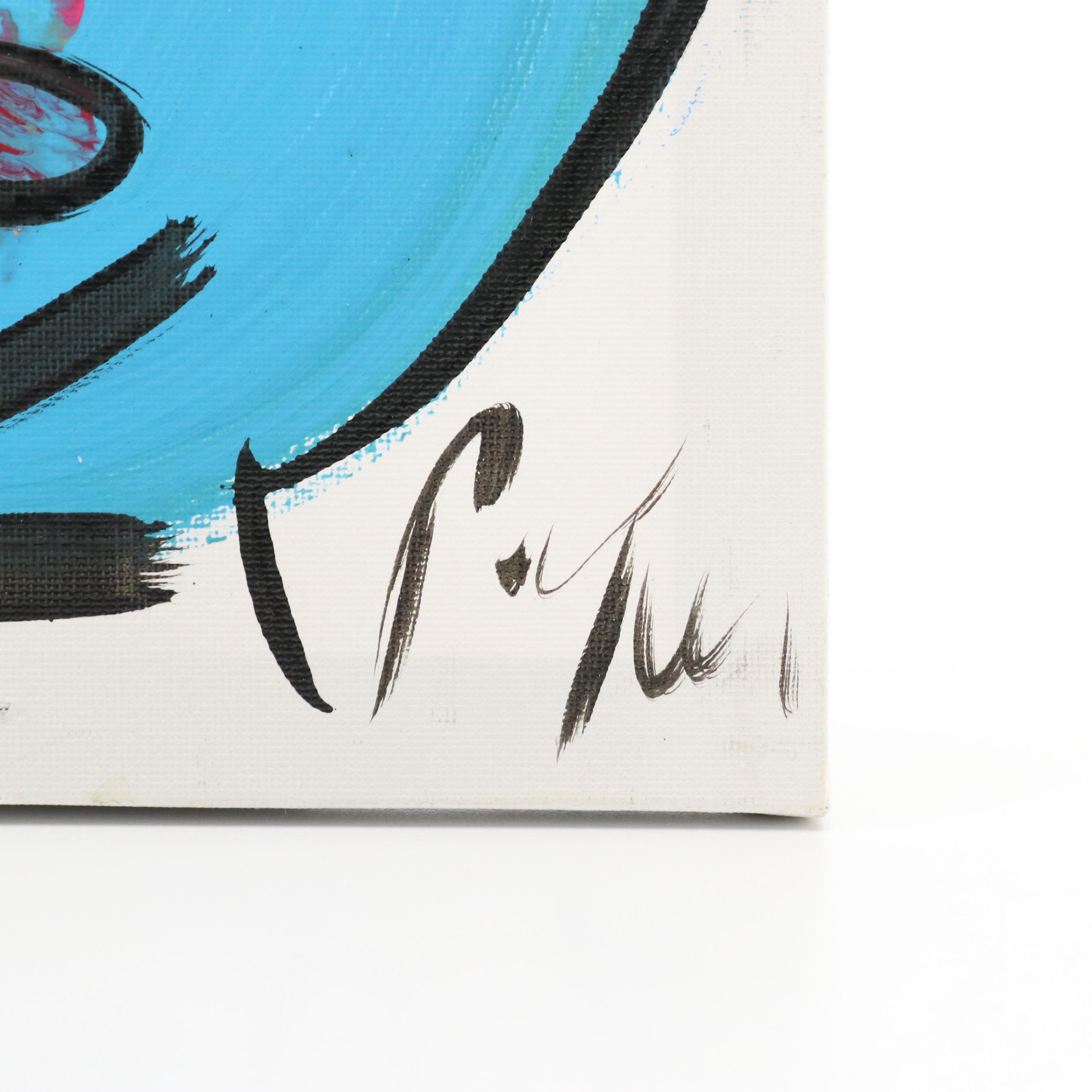 Peter Robert Keil Stylized Acrylic Portrait